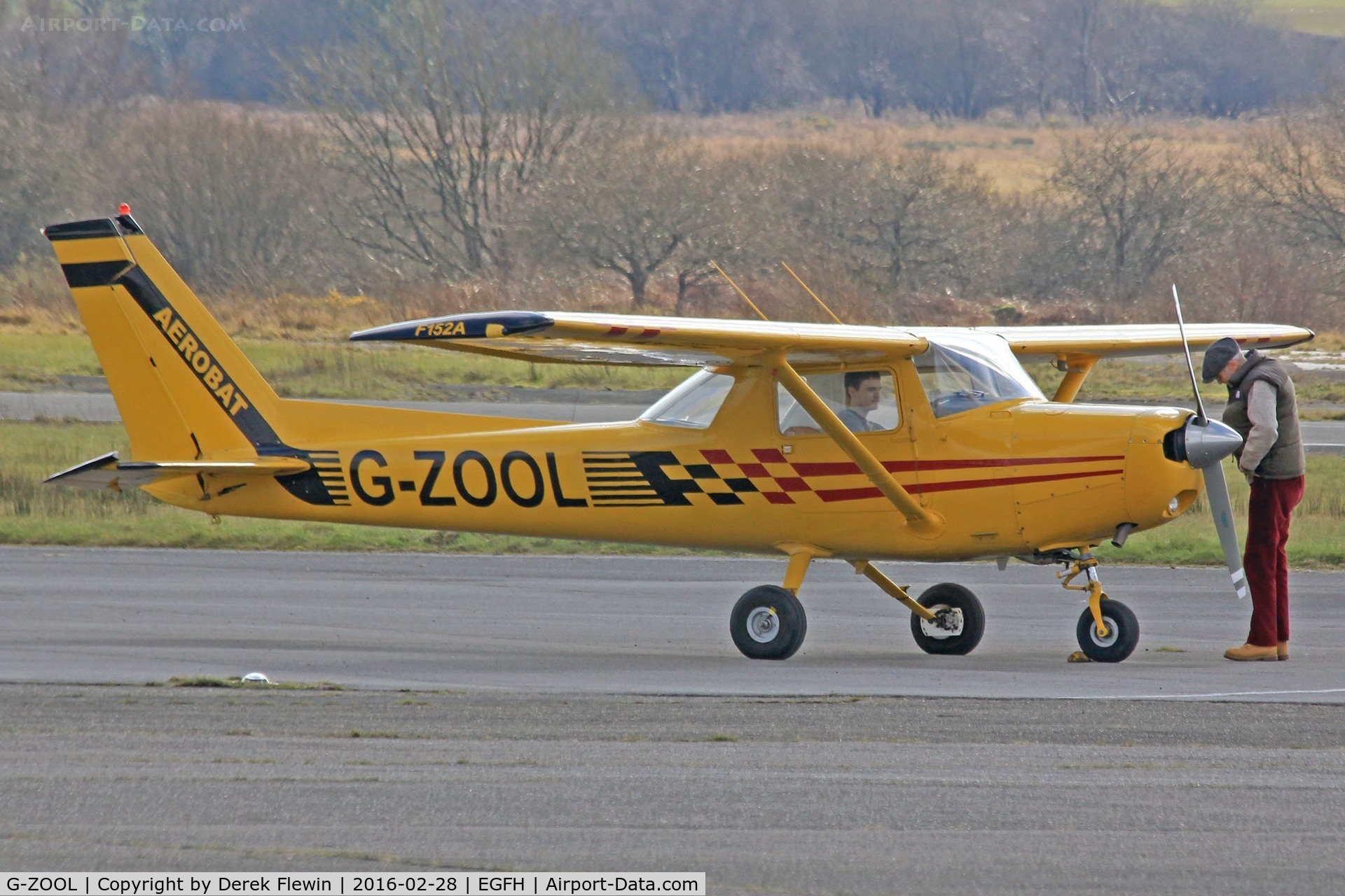 G-ZOOL, 1979 Reims FA152 Aerobat C/N 0357, Aerobat, Turweston based, previously G-BGXZ, parked up.