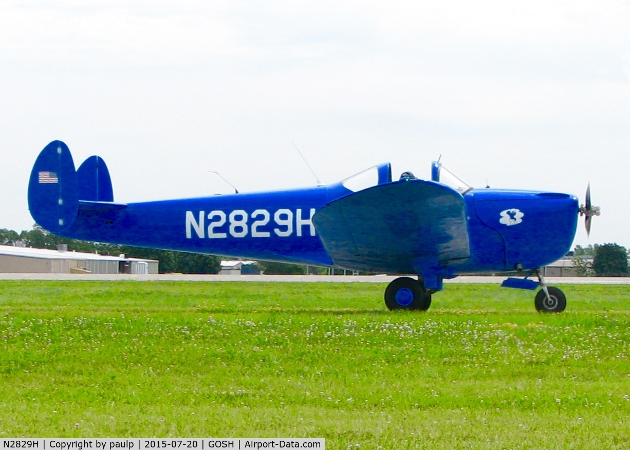 N2829H, 1946 Erco 415C Ercoupe C/N 3454, At AirVenture.
