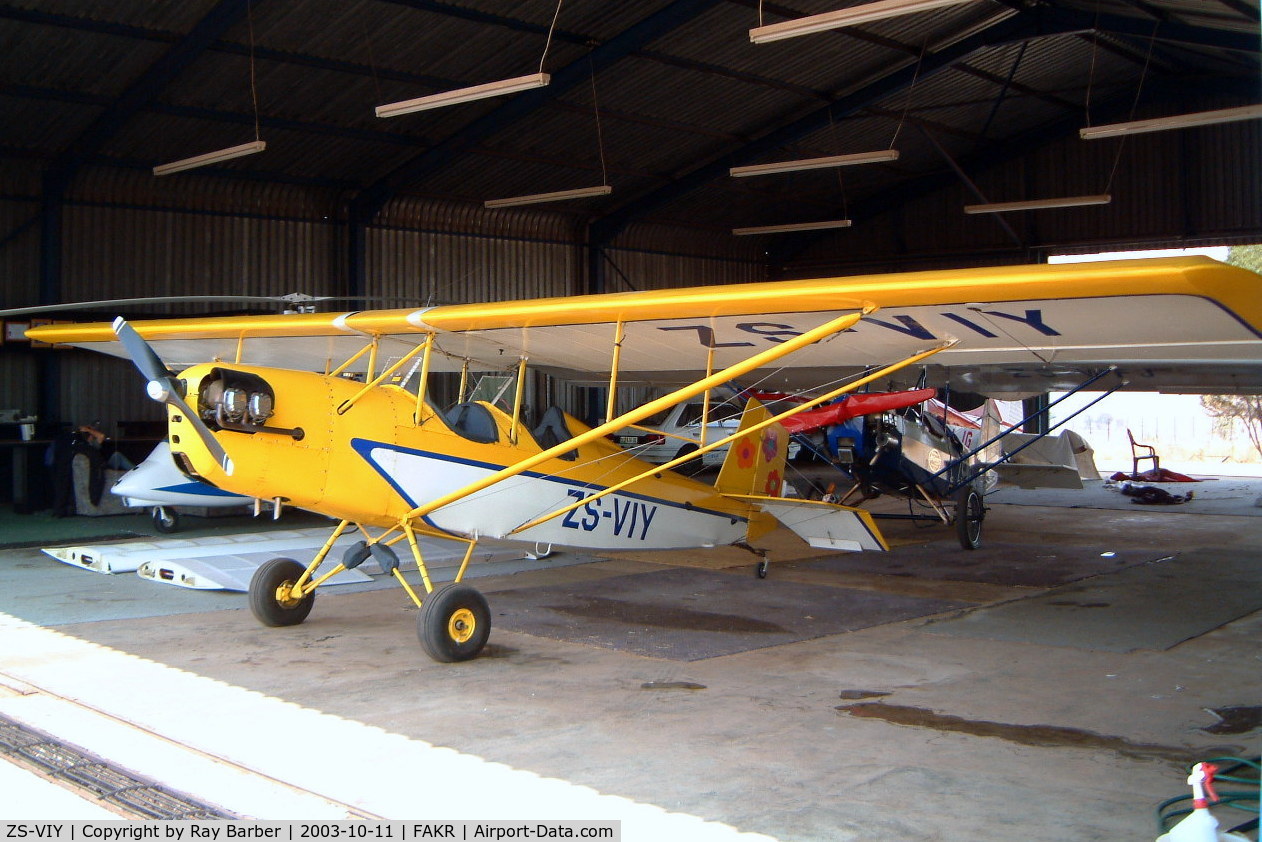 ZS-VIY, 1984 Pietenpol Air Camper C/N PCD-1, Pietenpol Air Camper [PCD-1] Krugersdorp-Oatlands~ZS 11/10/2003