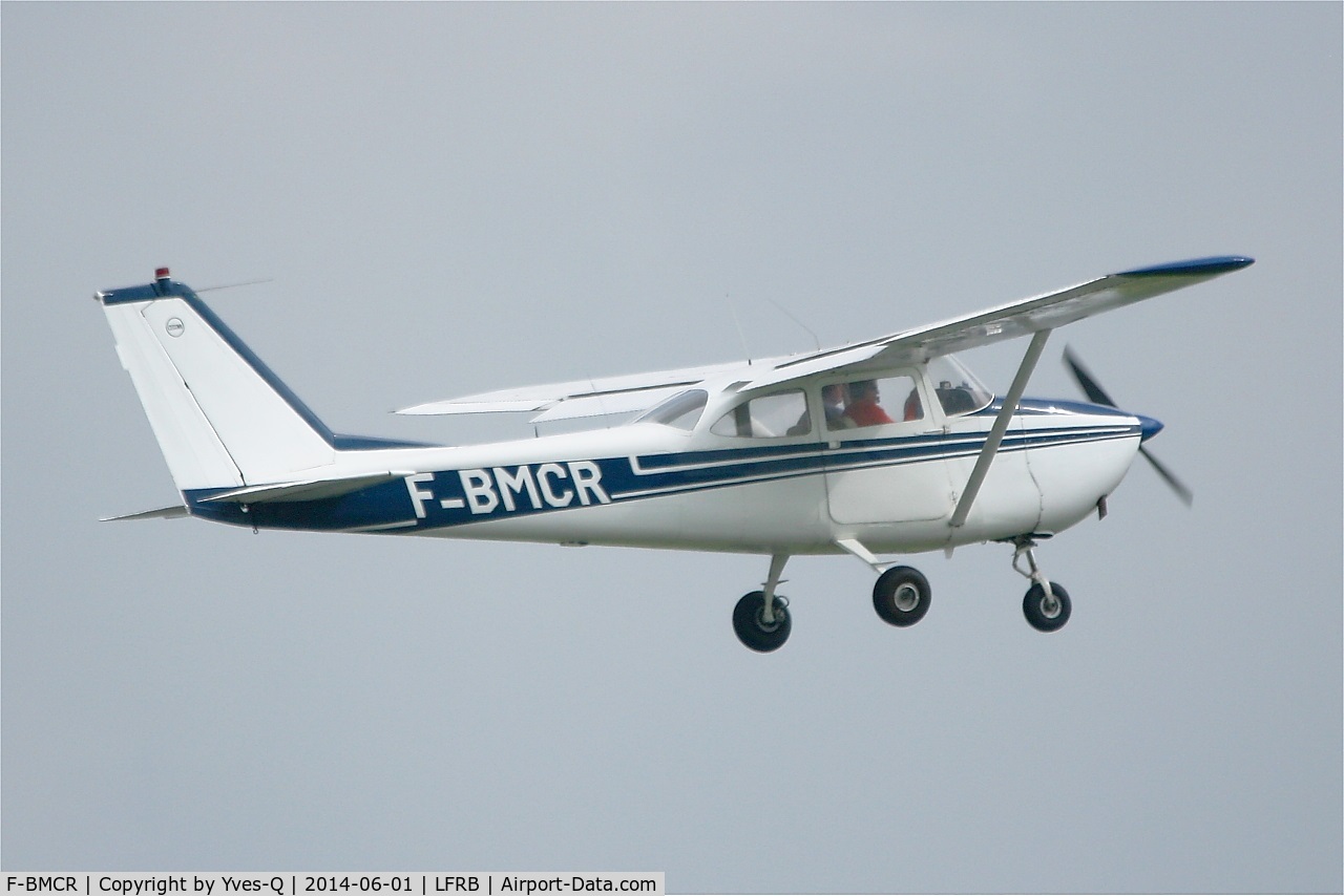 F-BMCR, 1963 Reims F172E Skyhawk C/N 0062, Reims F172E Skyhawk, Take off rwy 07R, Brest-Bretagne Airport (LFRB-BES)