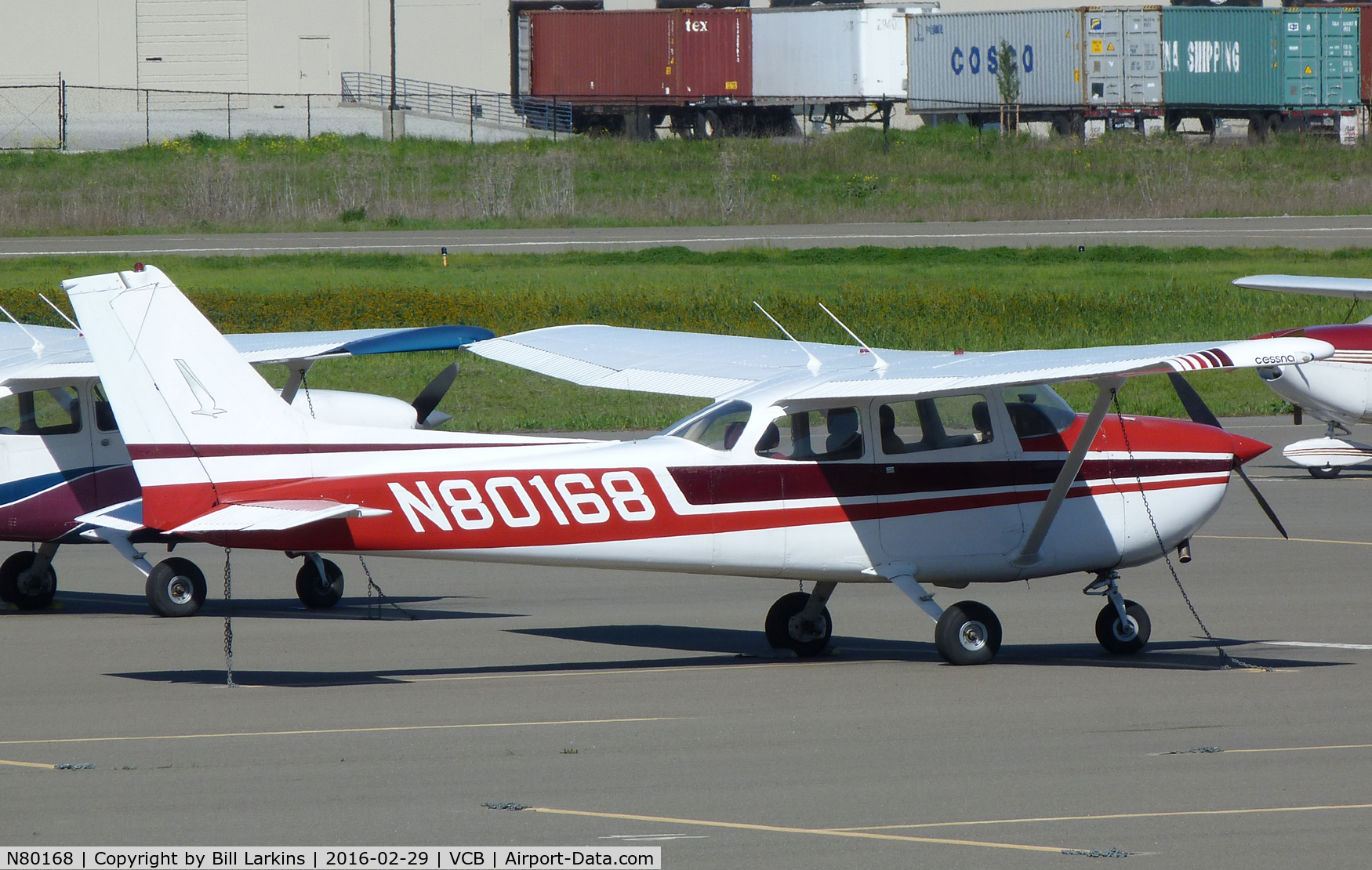 N80168, 1975 Cessna 172M C/N 17266416, Visitor.