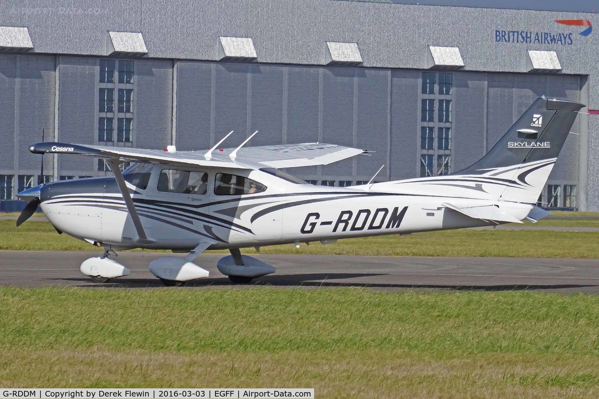 G-RDDM, 2015 Cessna 182T Skylane Skylane C/N 18282387, Skylane, previously N387D, parked up.