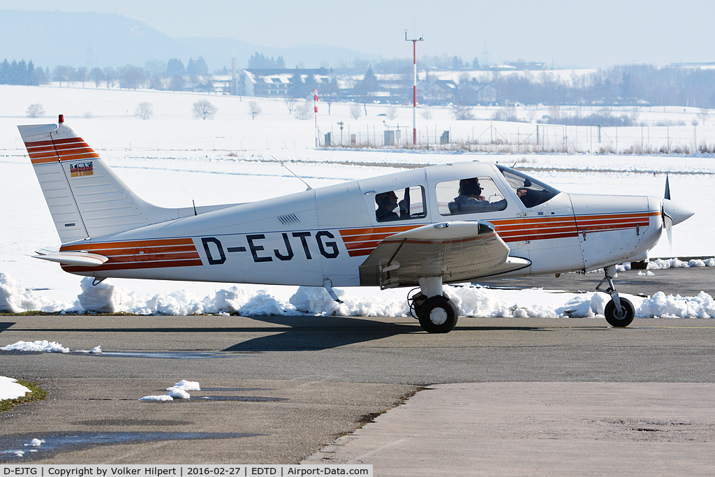 D-EJTG, 1991 Piper PA-28-161 Cadet C/N 2841306, at Donaueschingen