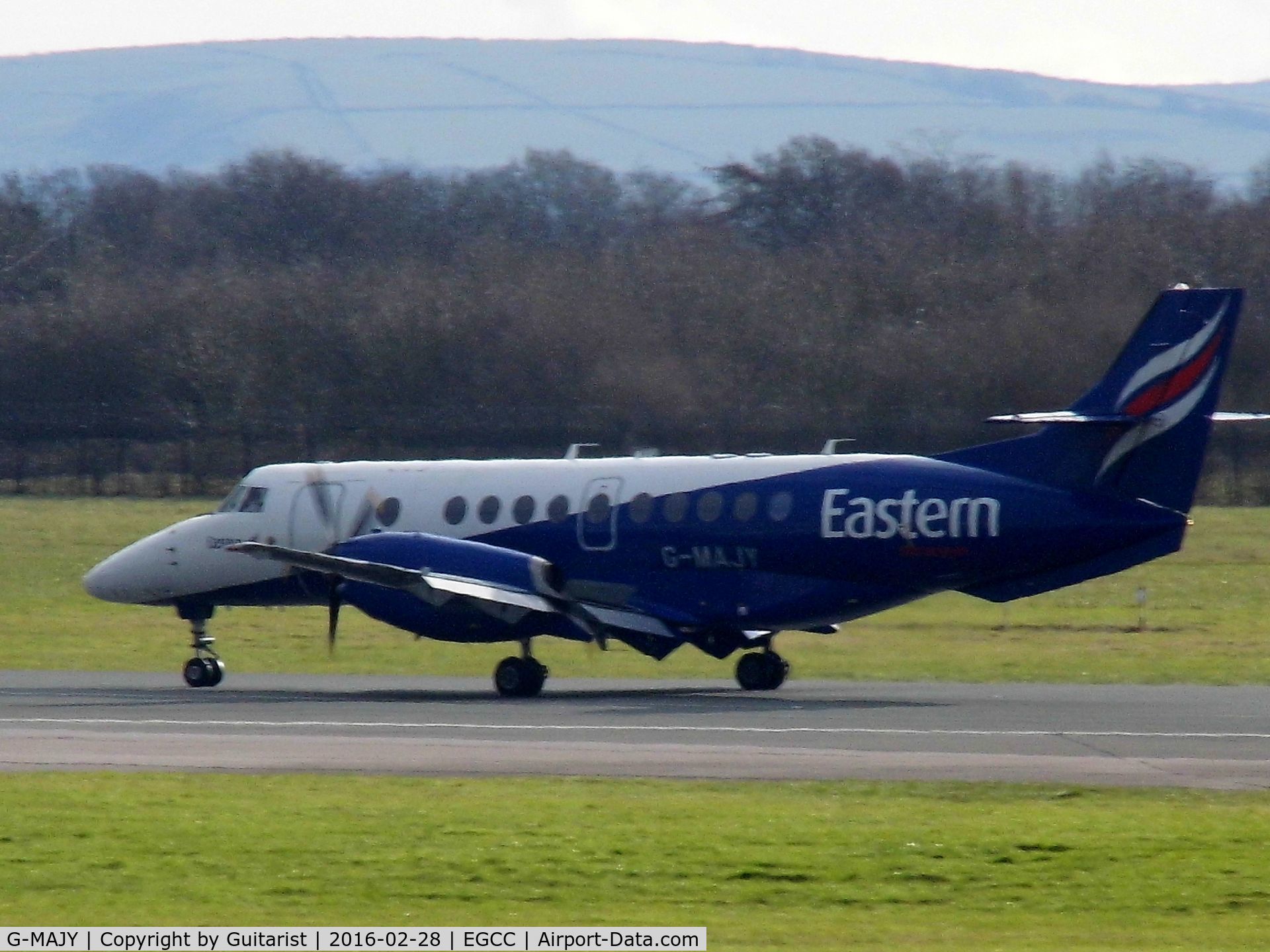 G-MAJY, 1997 British Aerospace Jetstream 41 C/N 41099, At Manchester