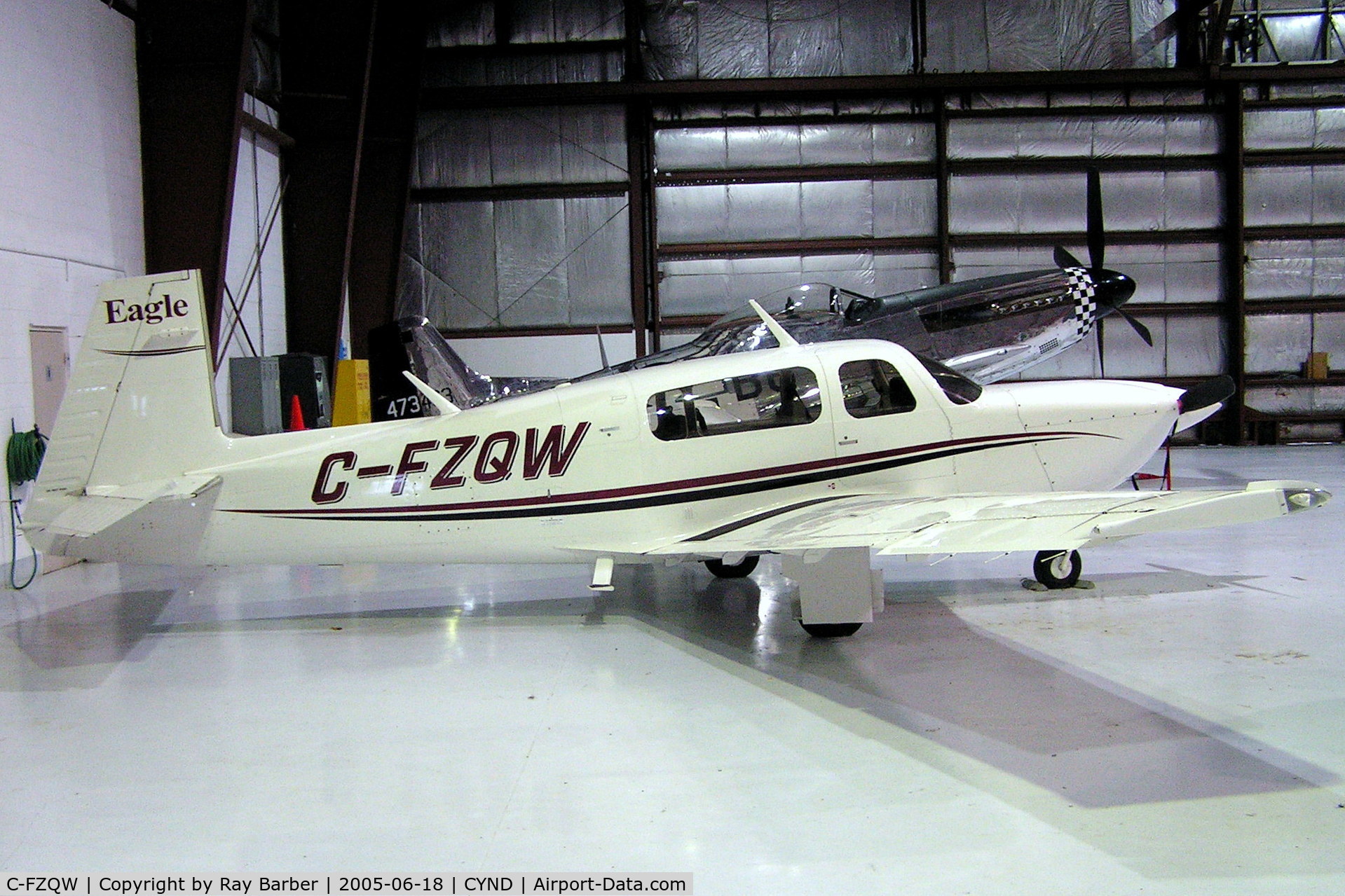 C-FZQW, 1999 Mooney M20S Eagle C/N 30-0021, Mooney M.20S Eagle [30-0021] Gatineau~C 18/06/2005