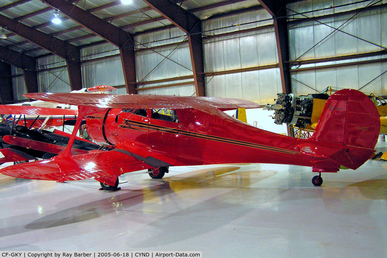 CF-GKY, 1943 Beech D17S Staggerwing C/N 4874, Beech D17S Staggerwing [4874] Gatineau~C 18/06/2005