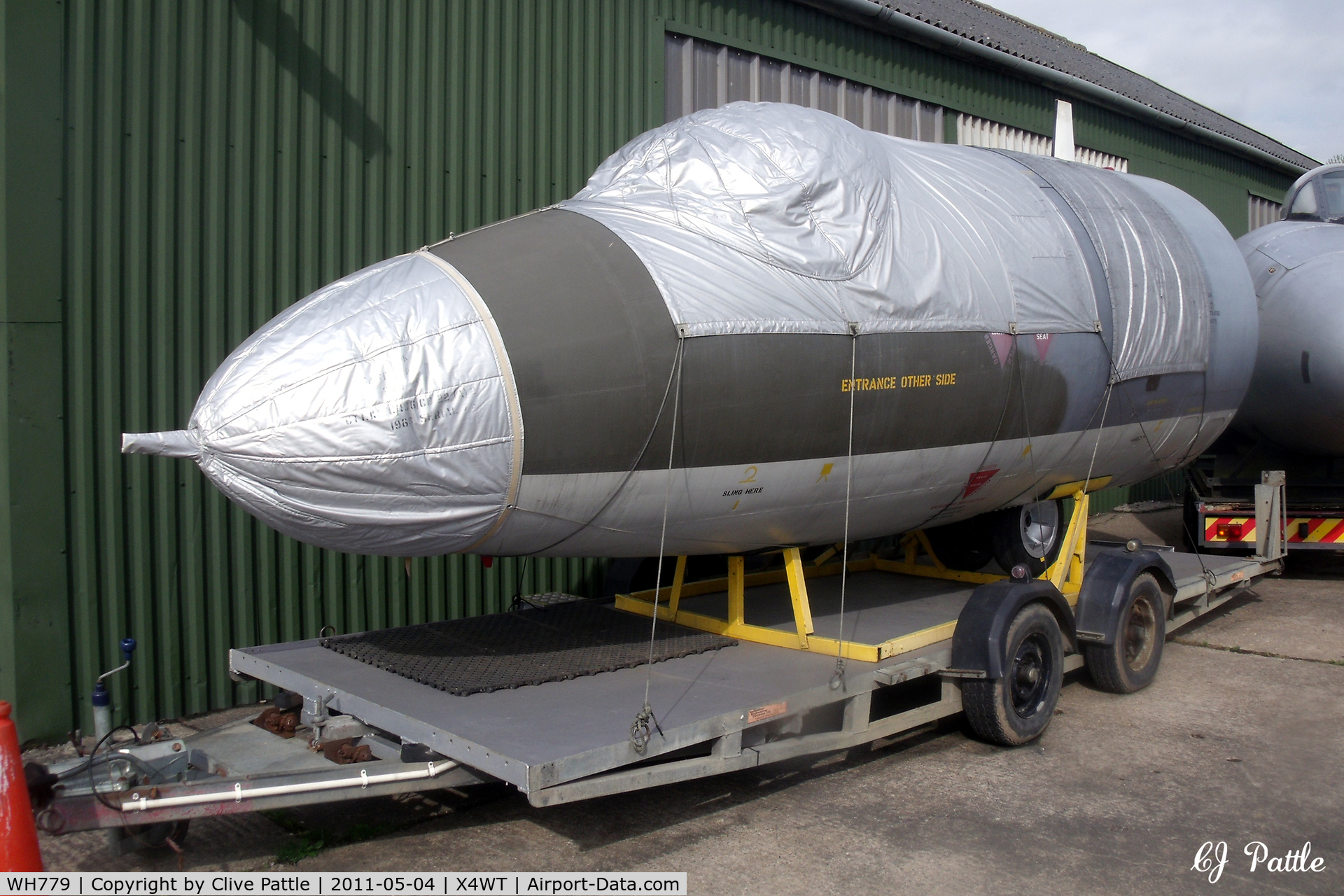 WH779, English Electric Canberra PR.7 C/N EEP71251, On display at the Newark Air Museum, Winthorpe, Nottinghamshire. X4WT