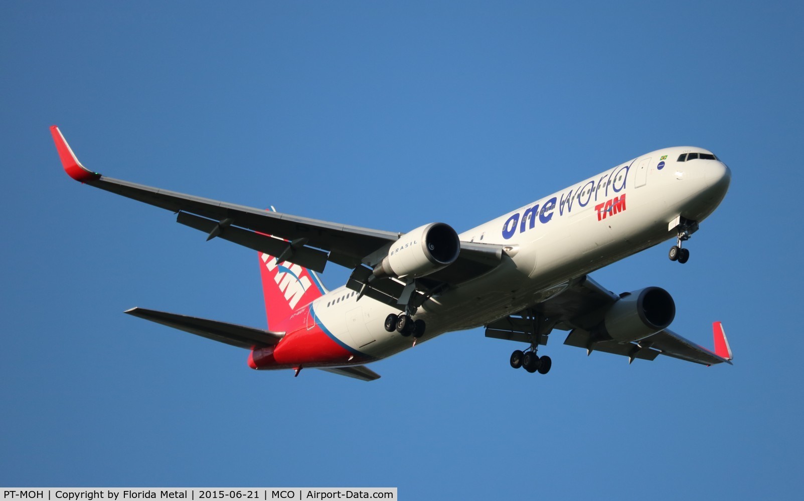 PT-MOH, 1997 Boeing 767-316/ER C/N 27615, TAM 767-300