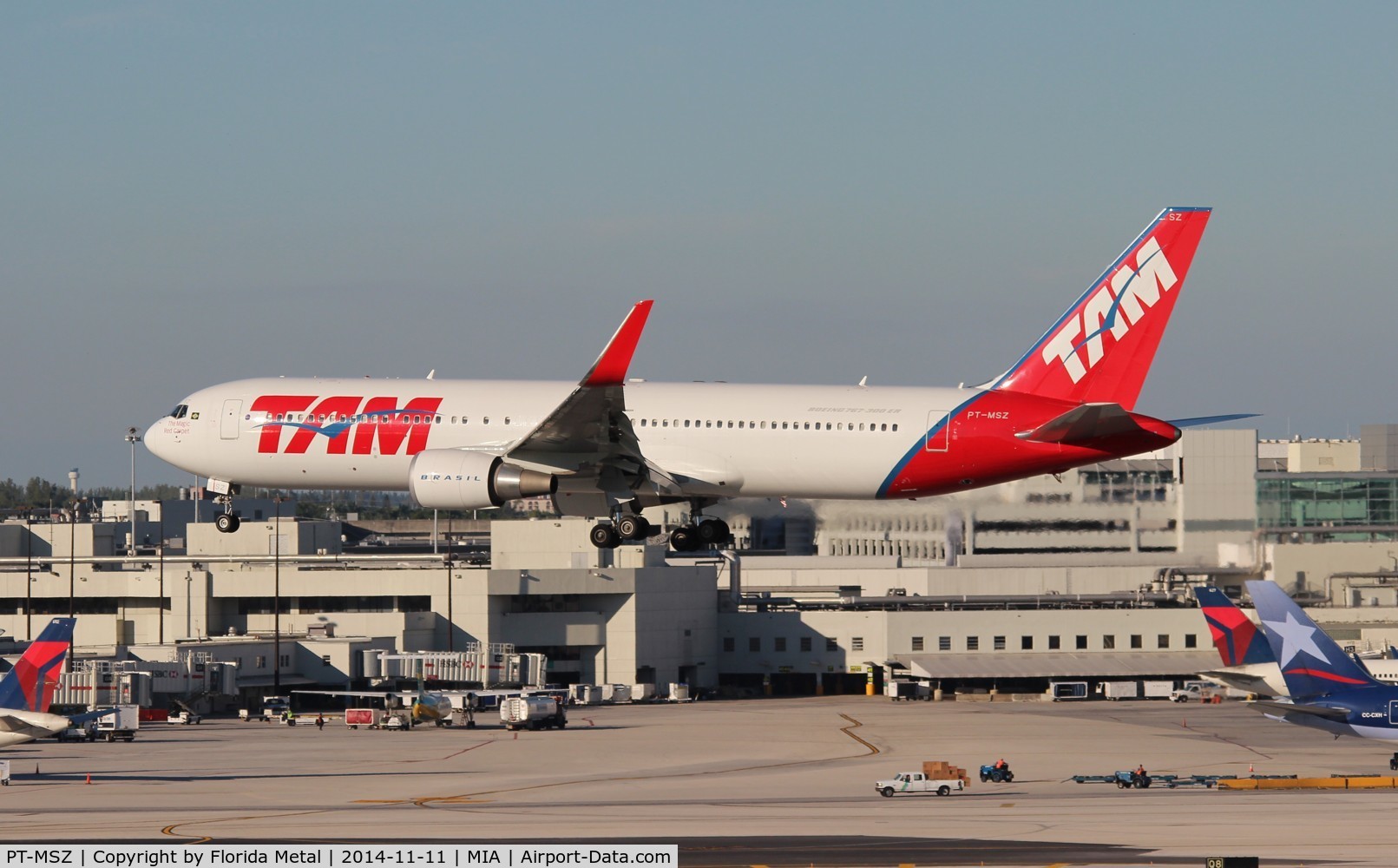 PT-MSZ, 2013 Boeing 767-316/ER C/N 41994, TAM Brazil