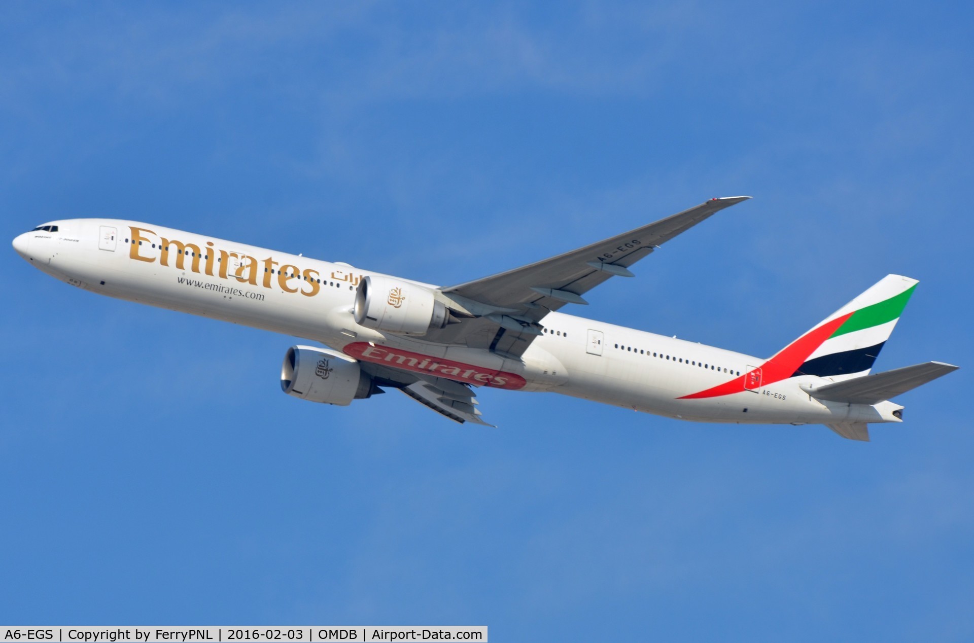 A6-EGS, 2012 Boeing 777-31H/ER C/N 41078, Emirates B773
