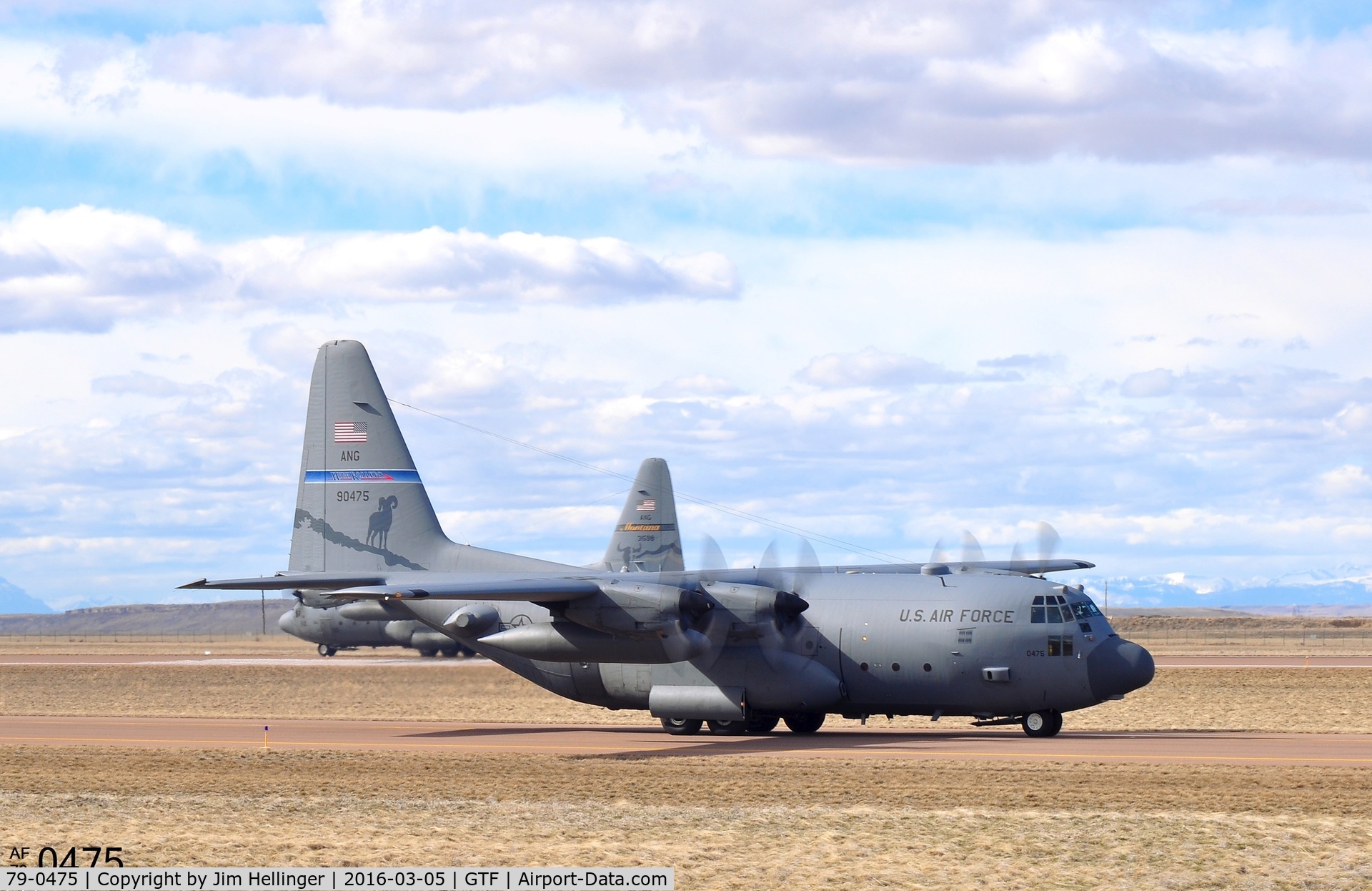 79-0475, 1979 Lockheed C-130H Hercules C/N 382-4855, 0475 flying with the 120th AW.