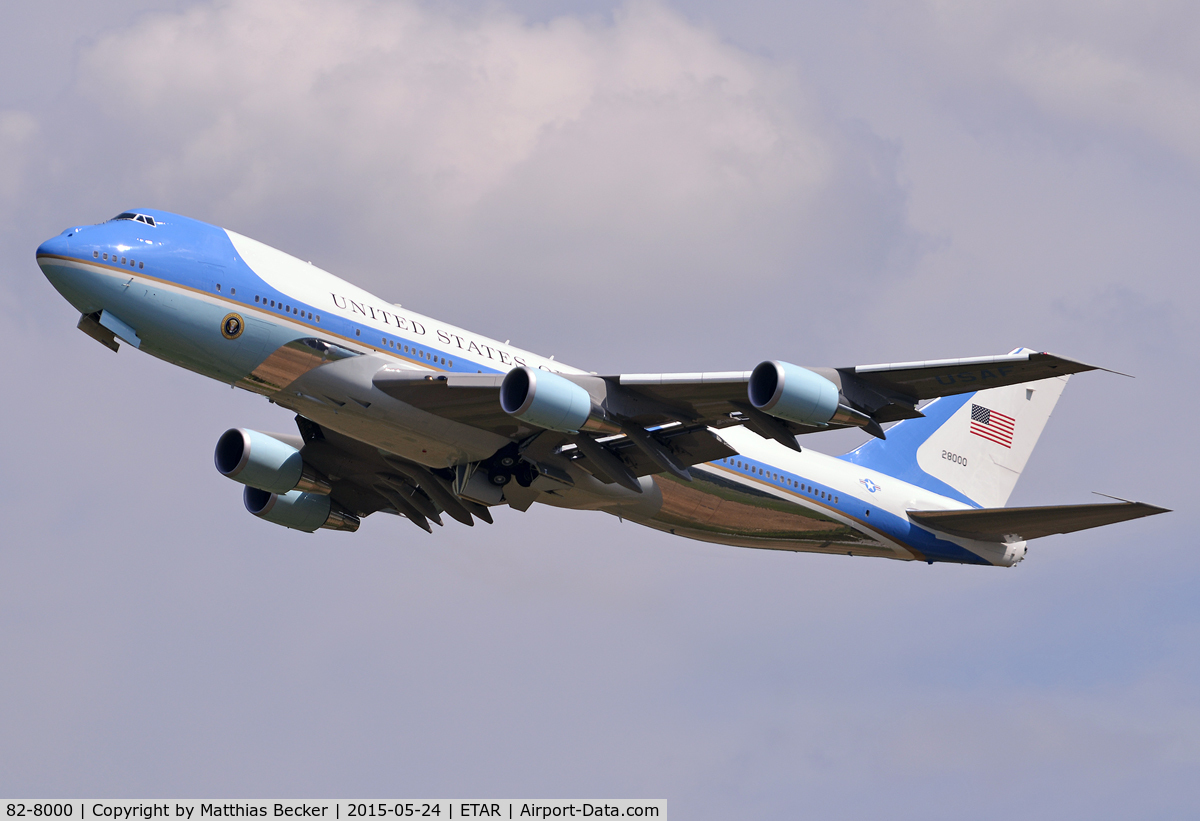 82-8000, 1987 Boeing VC-25A (747-2G4B) C/N 23824, 82-8000