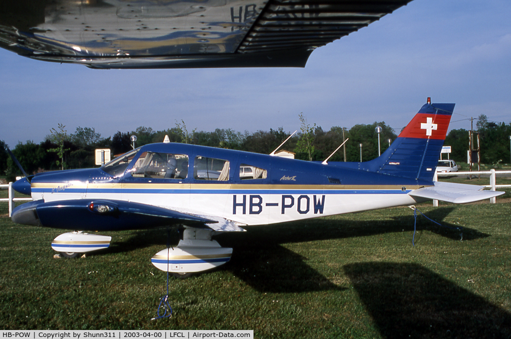 HB-POW, 1992 Piper PA-28-181 Archer II C/N 2890158, Parked on the grass...