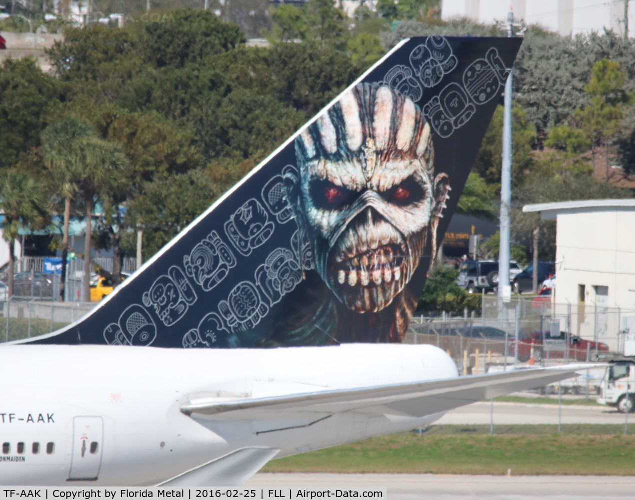TF-AAK, 2003 Boeing 747-428 C/N 32868, Iron Maiden Book of Souls