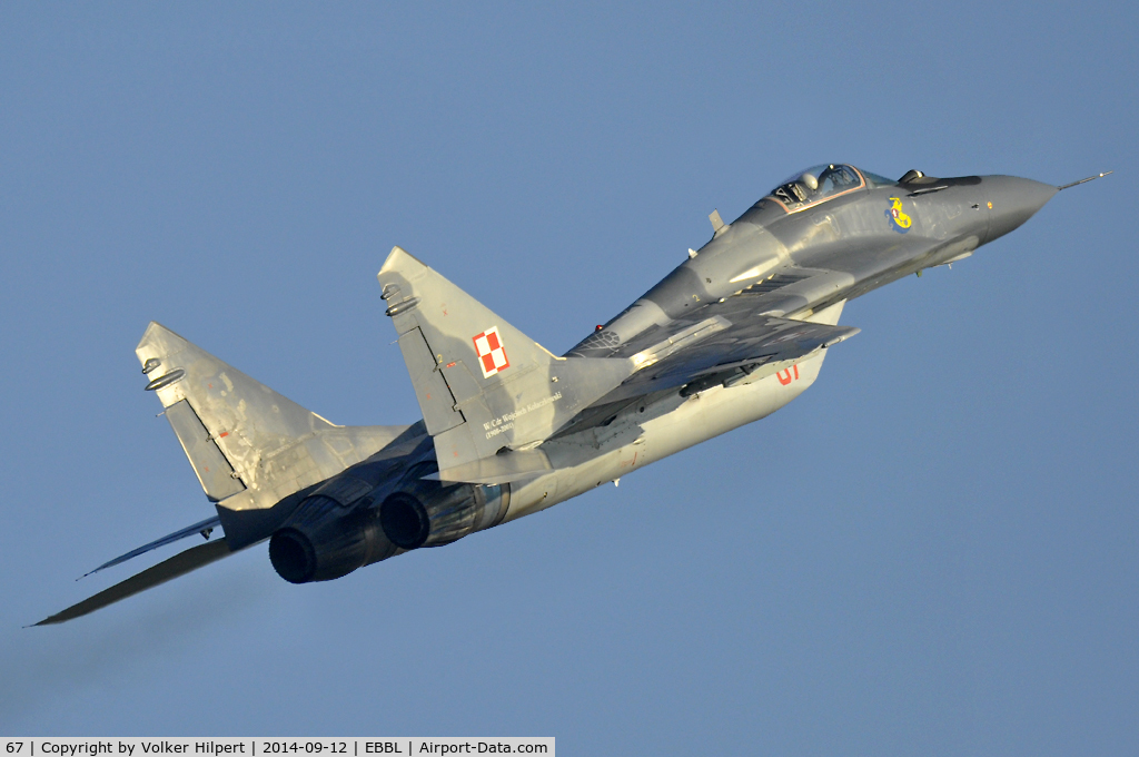 67, Mikoyan-Gurevich MiG-29 C/N 2960526367/3814, MiG-29A