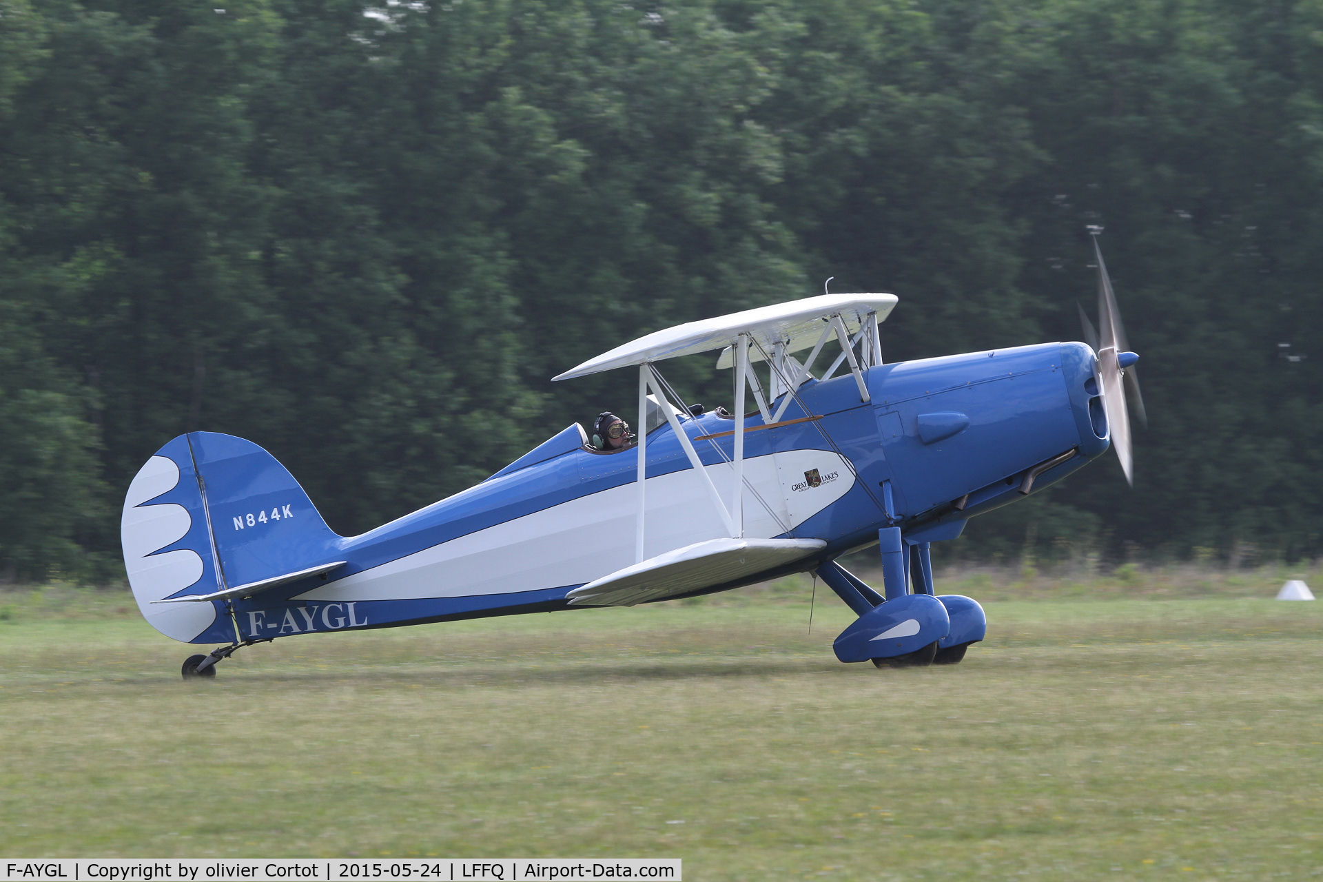 F-AYGL, 1930 Great Lakes 2T-1A Sport Trainer C/N 91, Ferte Alais 2015