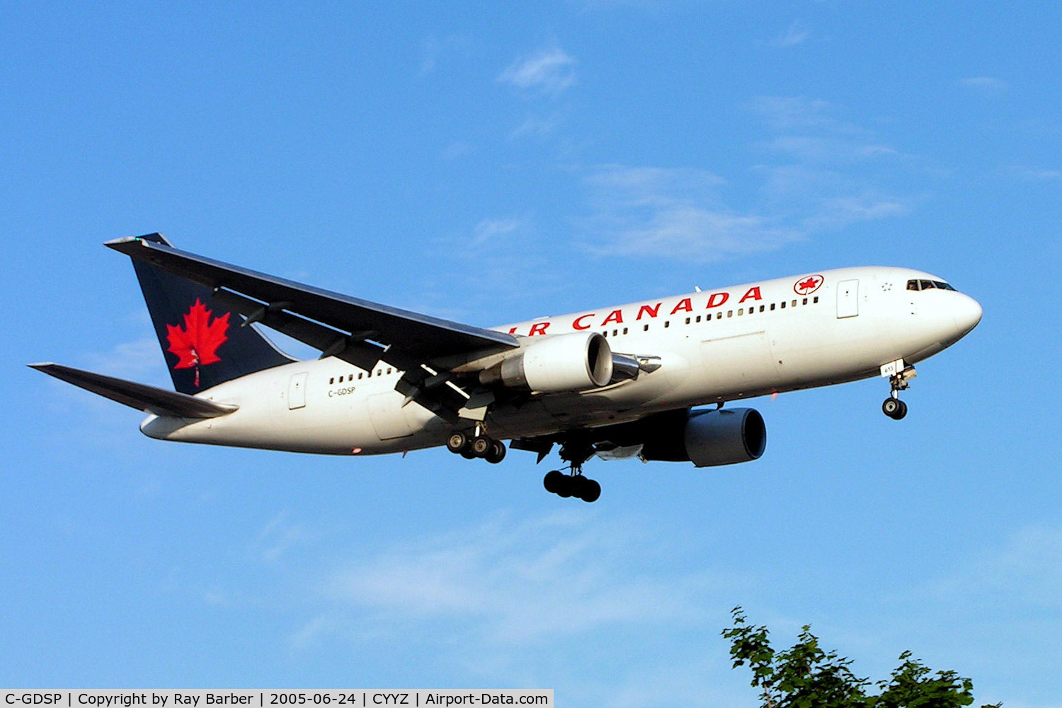 C-GDSP, 1988 Boeing 767-233/ER C/N 24142, Boeing 767-233ER [24142] (Air Canada) Toronto-Pearson International~C 24/06/2005