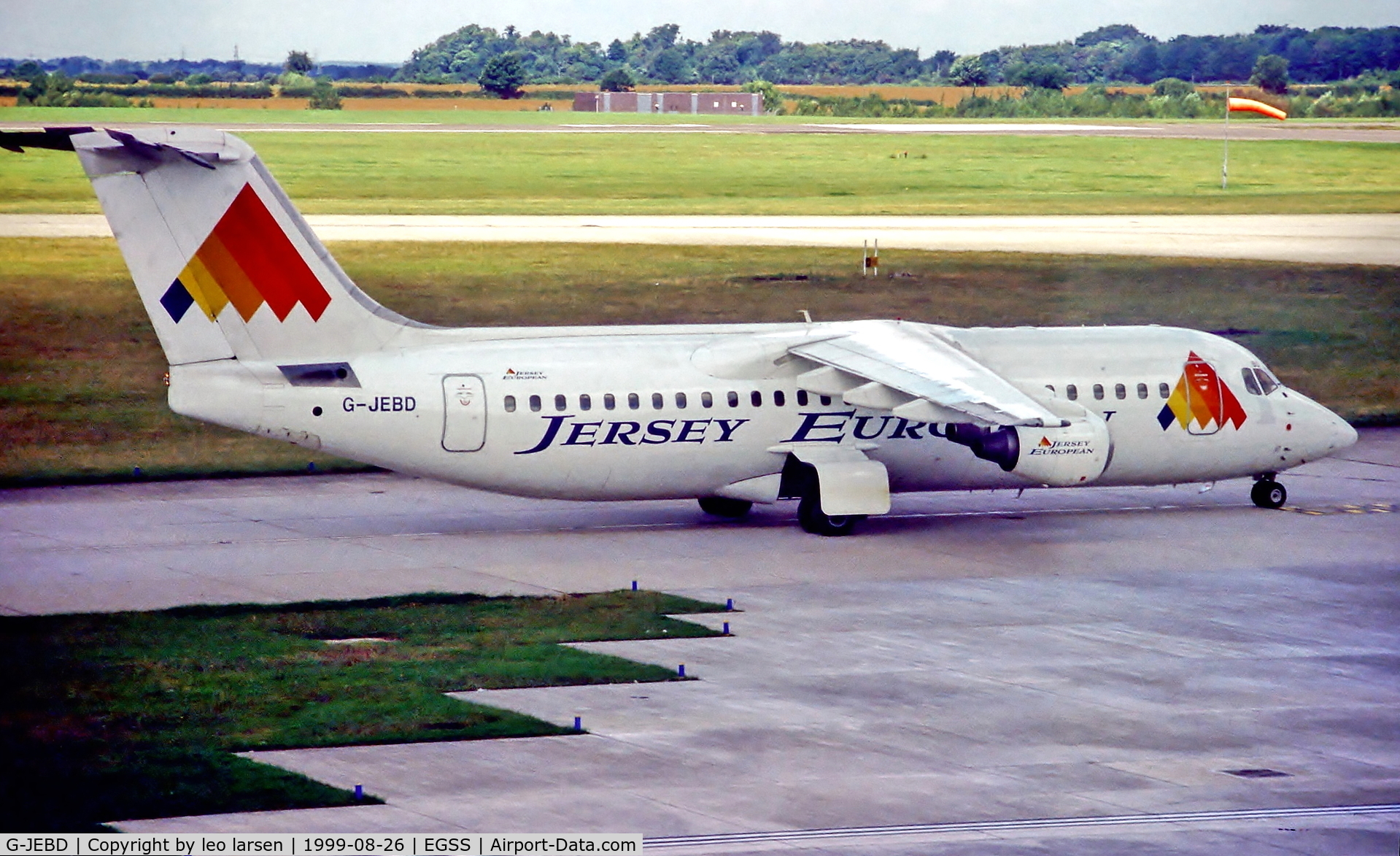 G-JEBD, 1991 British Aerospace BAe.146-300 C/N E3191, Stanstedt 26.8.99