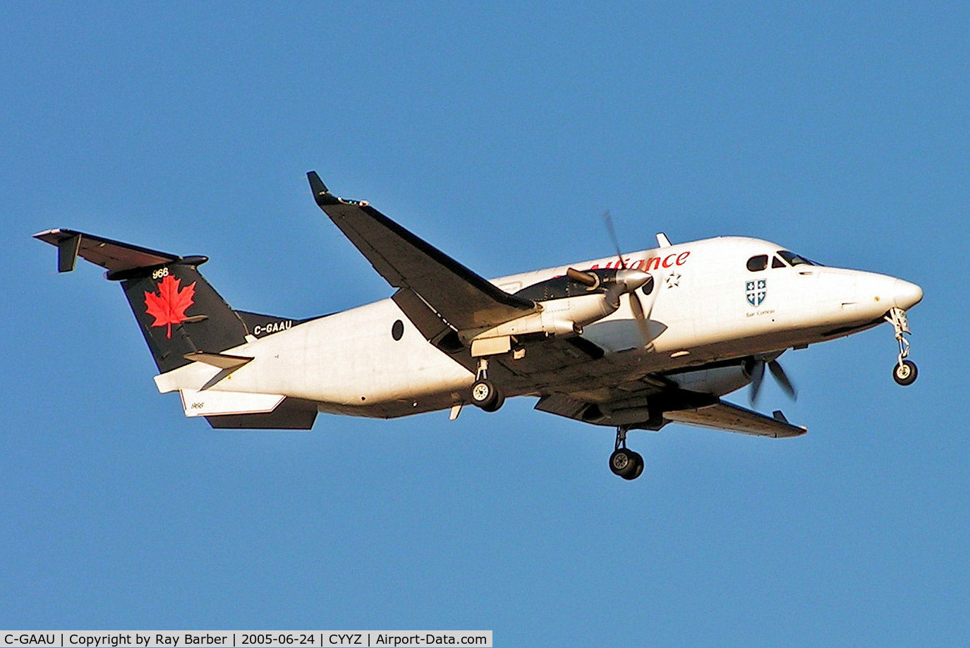 C-GAAU, 1996 Beech 1900D C/N UE-232, Beech 1900D [UE-232] (Air Georgian/Air Alliance) Toronto-Pearson International~C 24/06/2005
