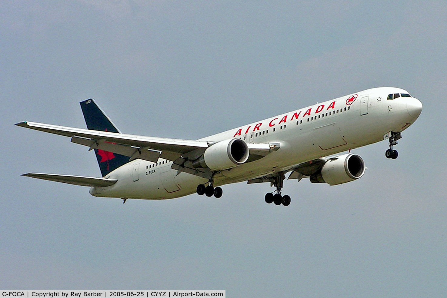 C-FOCA, 1990 Boeing 767-375/ER C/N 24575, Boeing 767-375ER [24575] (Air Canada) Toronto-Pearson International~C 25/06/2005