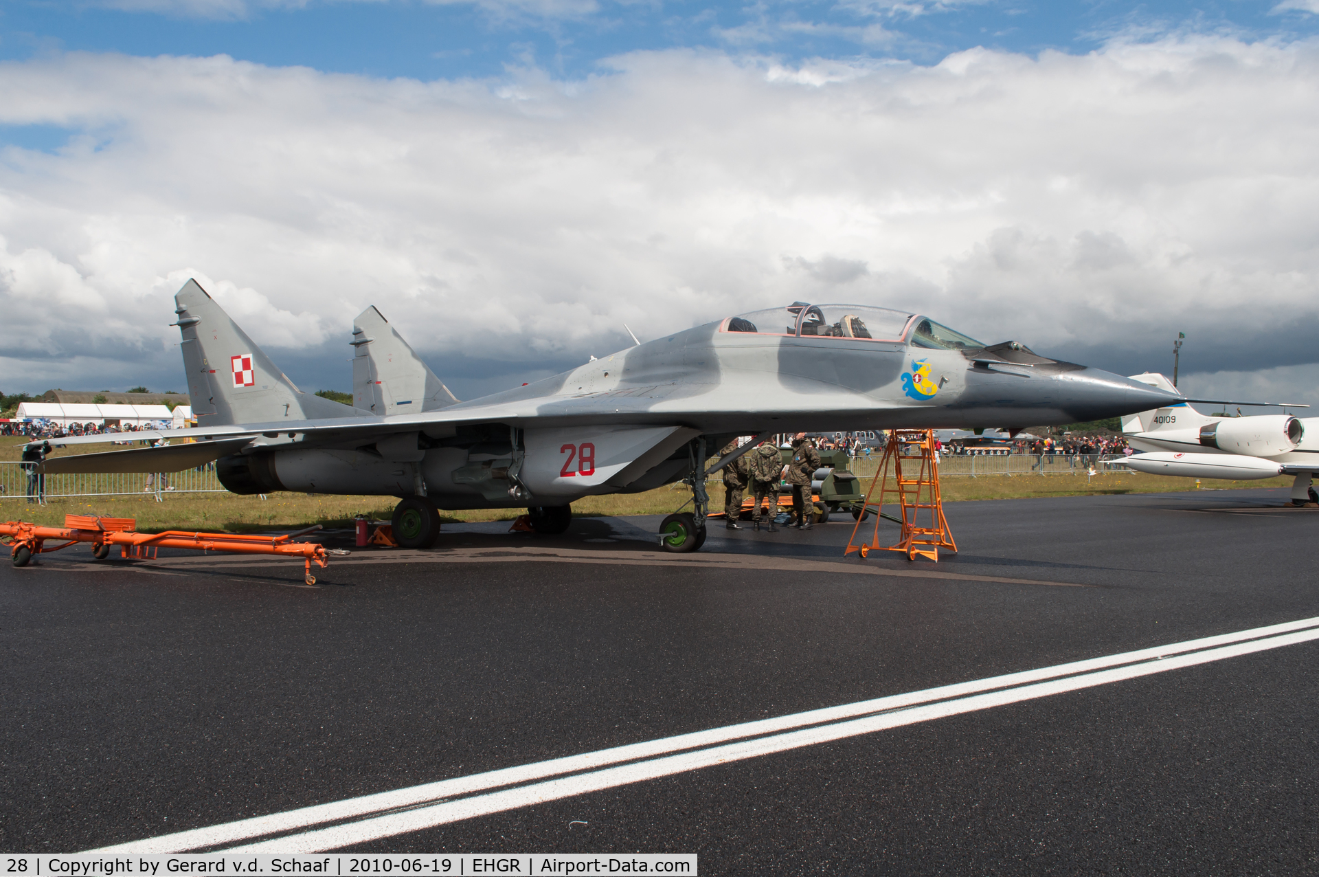 28, Mikoyan-Gurevich MiG-29UB C/N N50903014528, Gilze-Rijen, June 2010