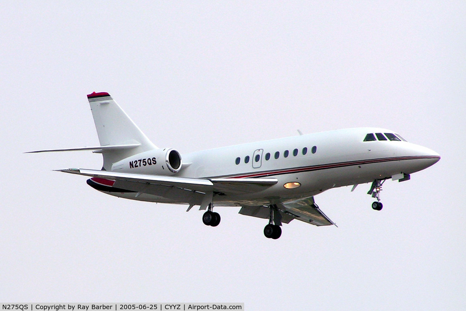 N275QS, 1998 Dassault Falcon 2000 C/N 75, Dassault Falcon 2000 [75] (NetJets) Toronto-Pearson International~C 25/06/2005