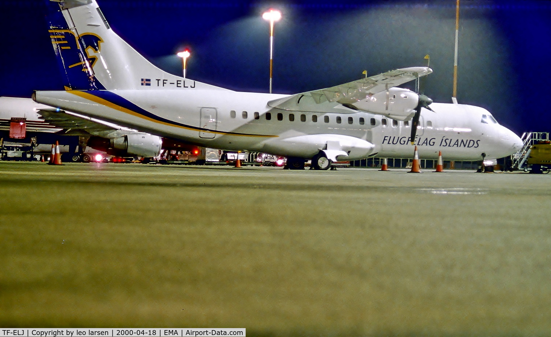 TF-ELJ, 1988 ATR 42-300 C/N 118, EMA 18.4.00