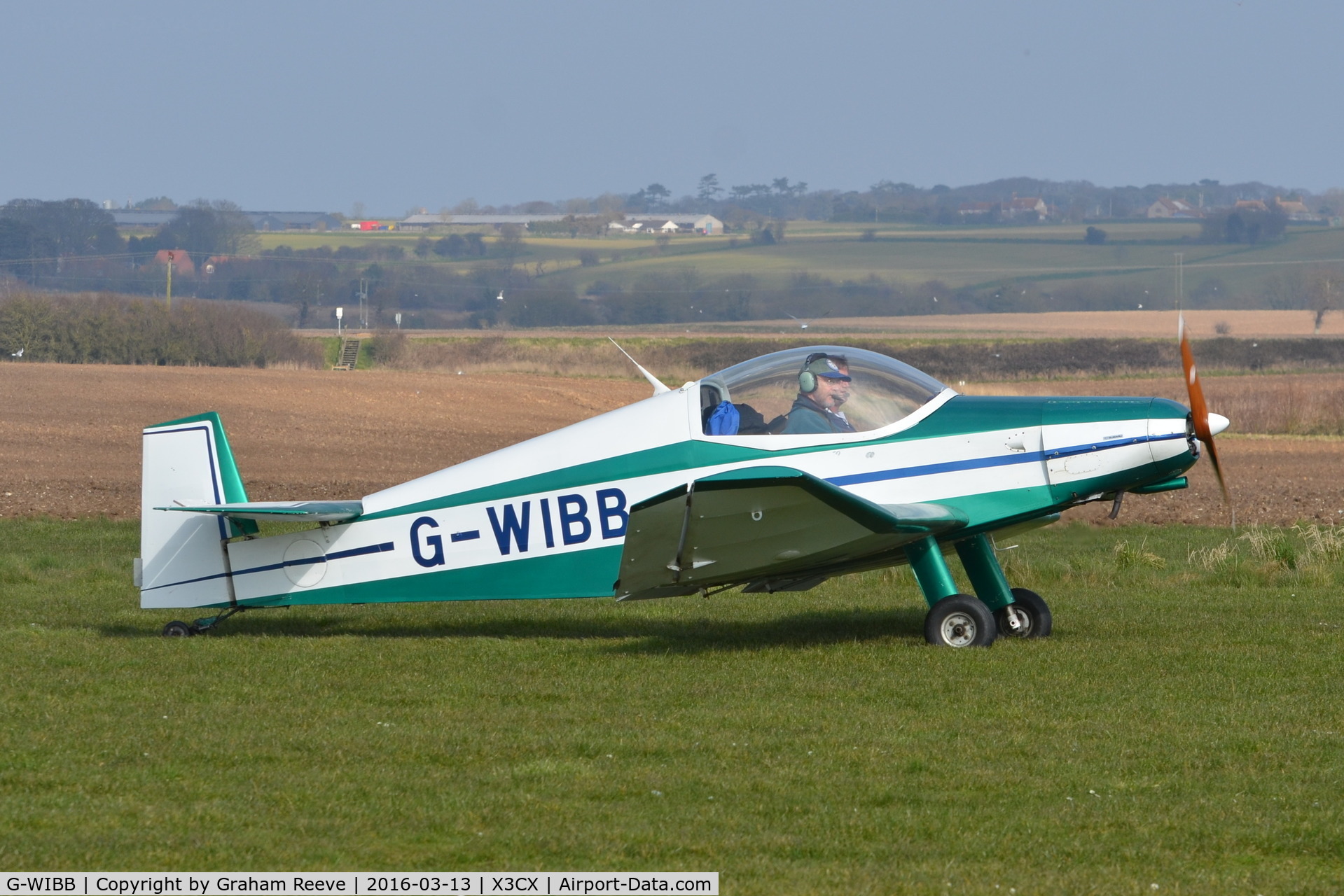 G-WIBB, 1996 Jodel D-18 C/N PFA 169-11640, Just landed at Northrepps.