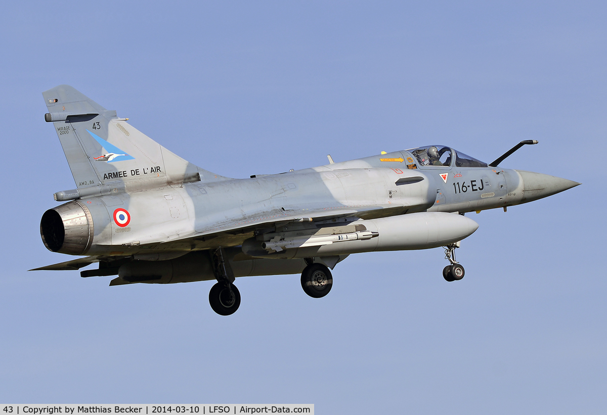 43, Dassault Mirage 2000-5F C/N 202, Mirage 2000-5F