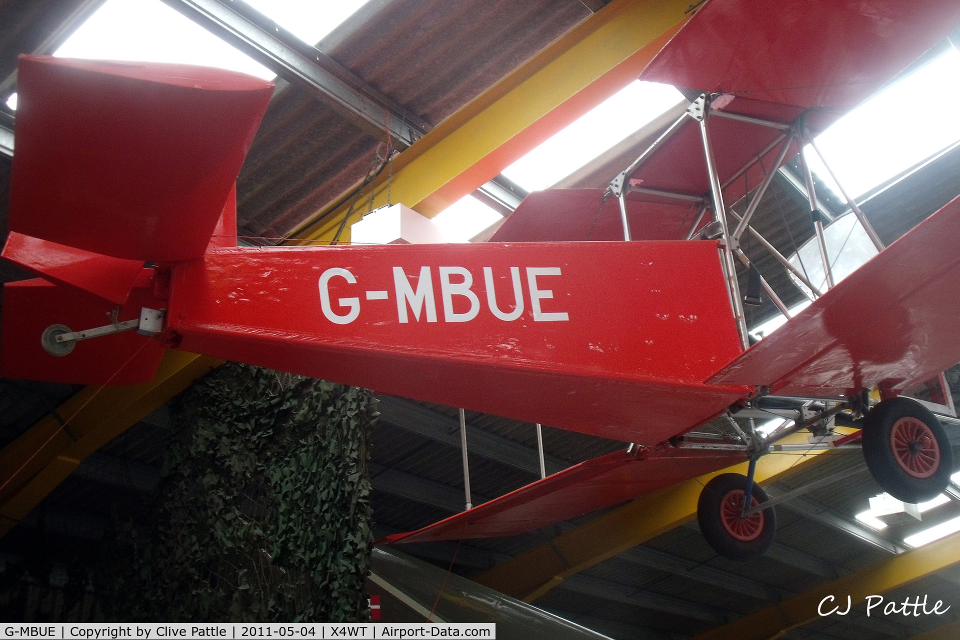 G-MBUE, Micro Biplane Aviation Tiger Cub 440 C/N MBA-001, Preserved at the Newark Air Museum, Winthorpe, Nottinghamshire. X4WT