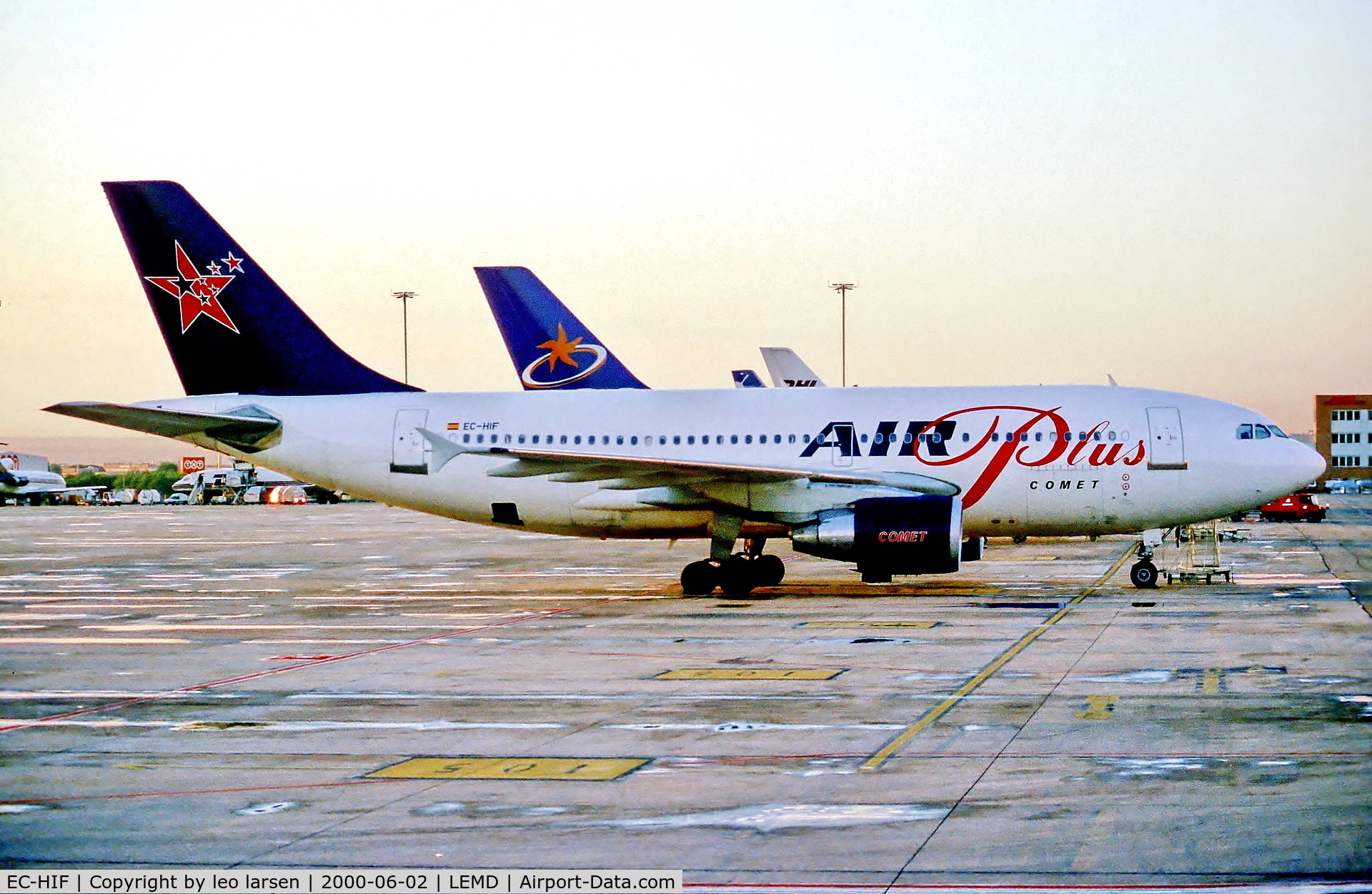 EC-HIF, 1991 Airbus A310-325 C/N 624, Madrid 2.6.00