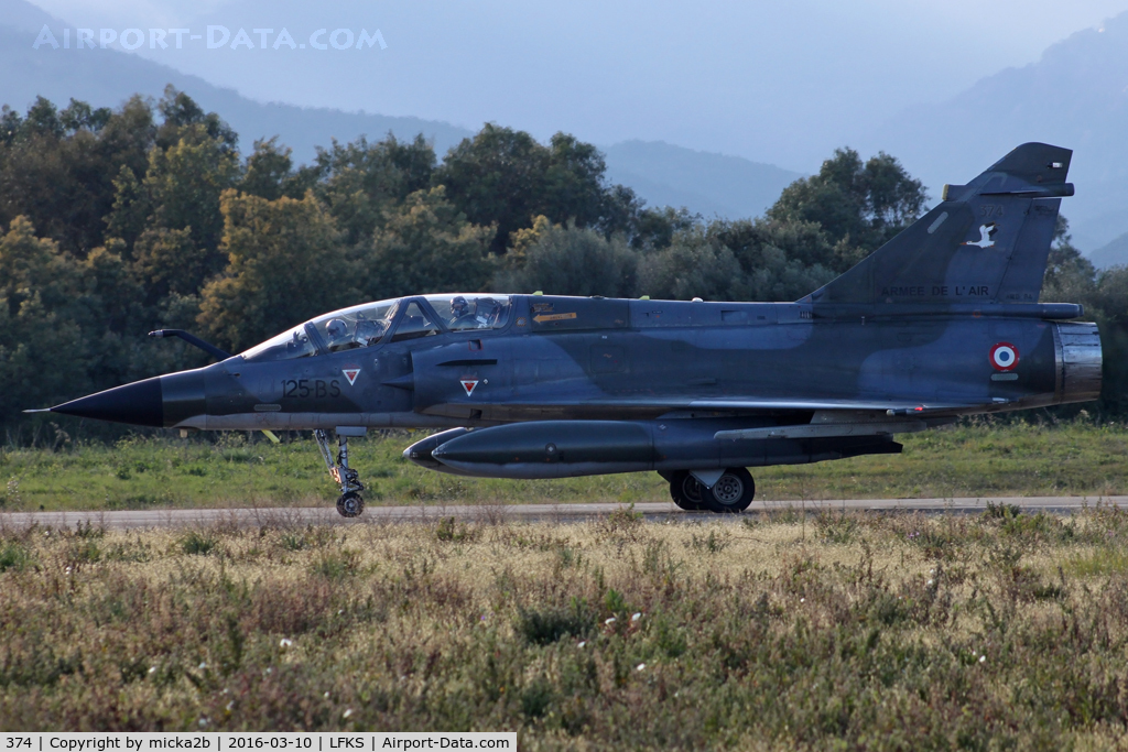 374, Dassault Mirage 2000N C/N not found 374, Taxiing