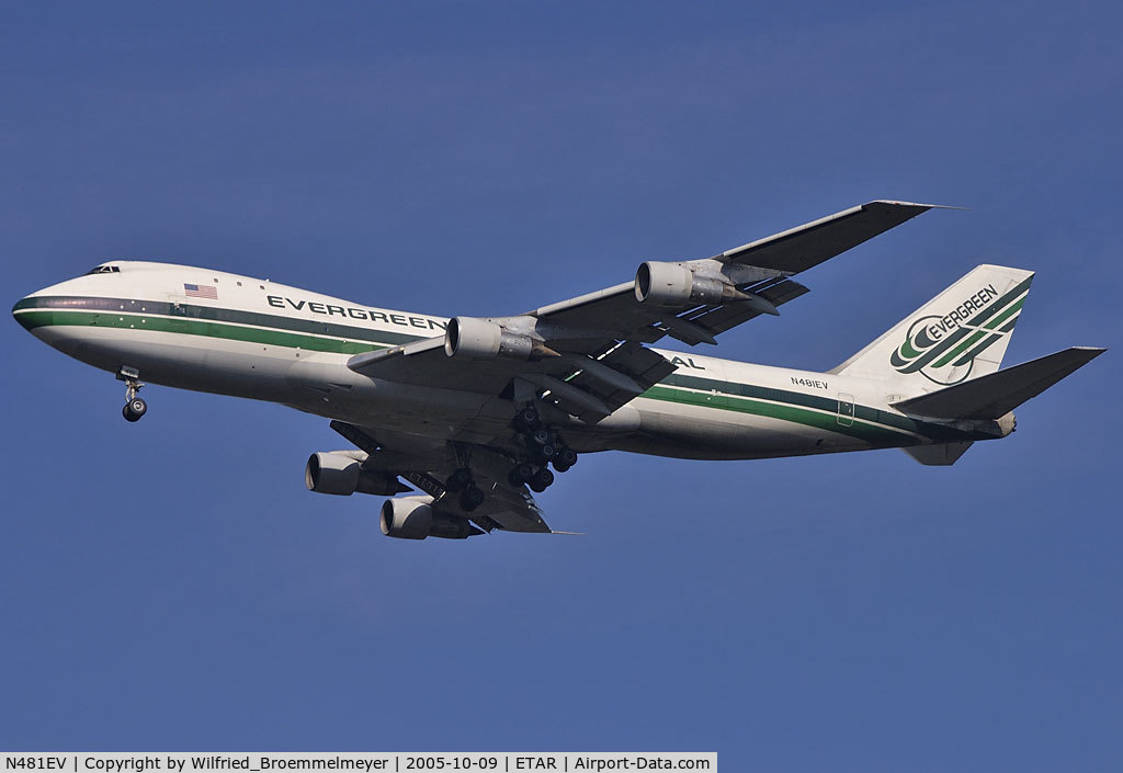 N481EV, 1970 Boeing 747-132 C/N 19896, Evergreen International Airlines / Sunday afternoon activity