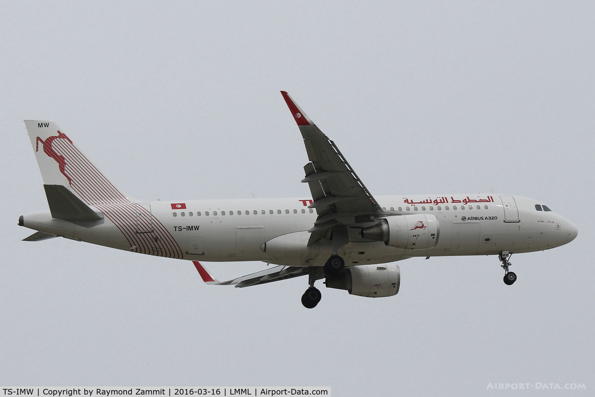 TS-IMW, 2014 Airbus A320-214 C/N 6338, A320 TS-IMW Tunisair