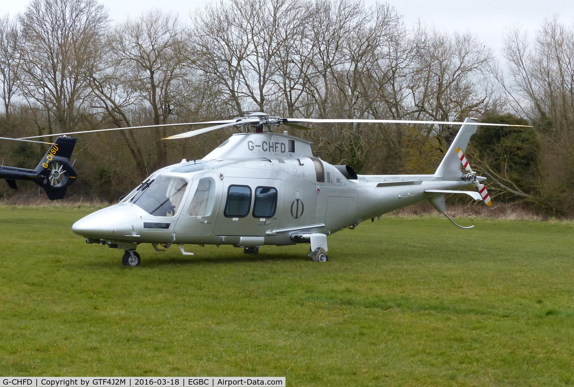 G-CHFD, 2012 AgustaWestland AW-109SP GrandNew C/N 22262, G-CHFD at Cheltenham Racecourse 18.3.16