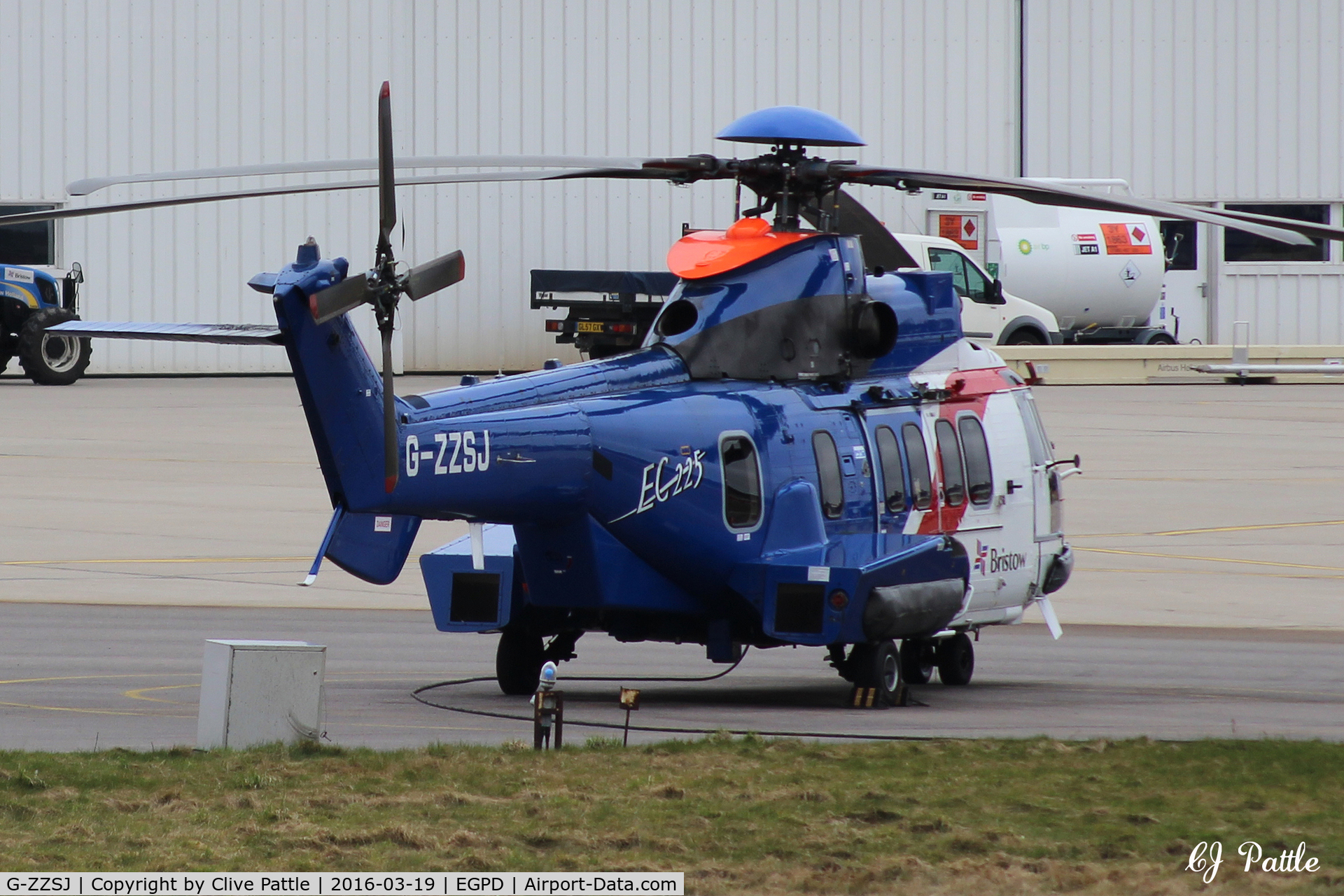 G-ZZSJ, 2012 Eurocopter EC-225LP Super Puma Mk2+ C/N 2842, at Aberdeen EGPD