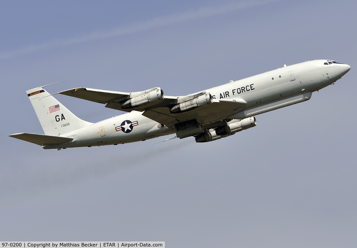 97-0200, Northrop Grumman E-8C J-STARS C/N P-12, 97-0200