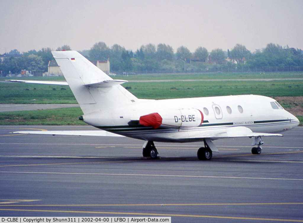 D-CLBE, 1973 Dassault Falcon (Mystere) 20E C/N 279, Parked at the General Aviation area...