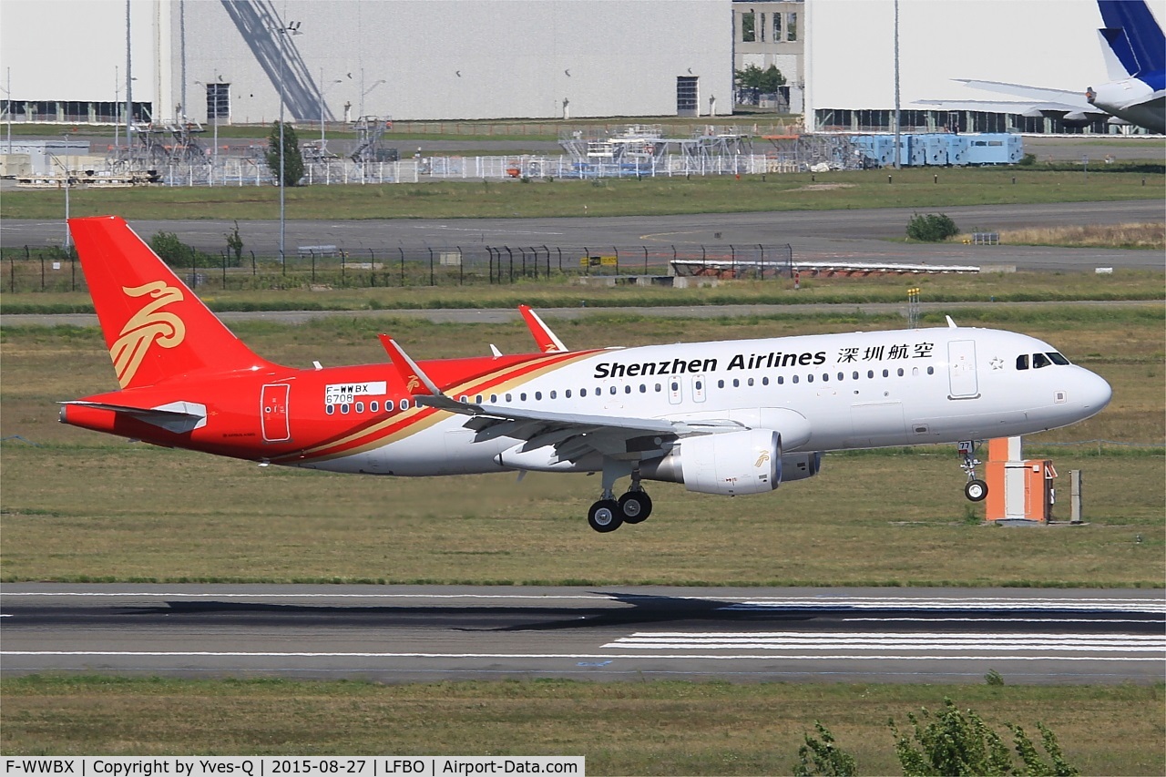 F-WWBX, 2015 Airbus A320-214 C/N 6708, Airbus A320-214, On final rwy 14R, Toulouse-Blagnac airport (LFBO-TLS)