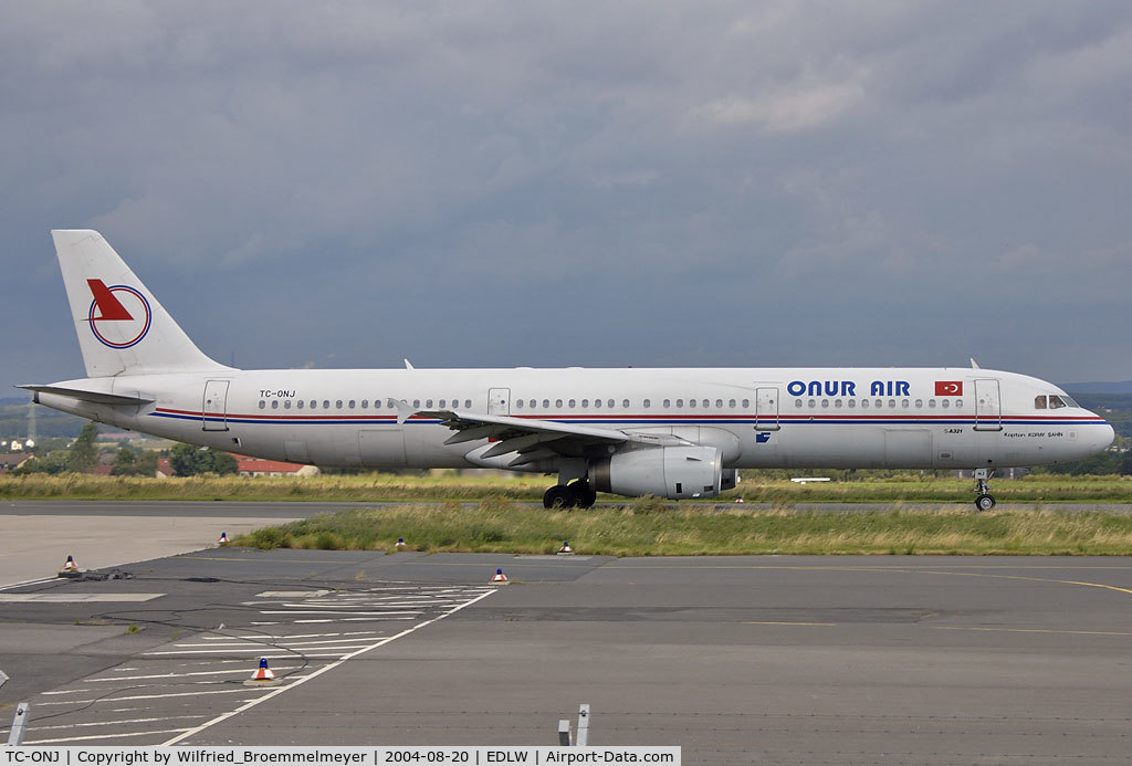 TC-ONJ, 1993 Airbus A321-131 C/N 385, Onur Air