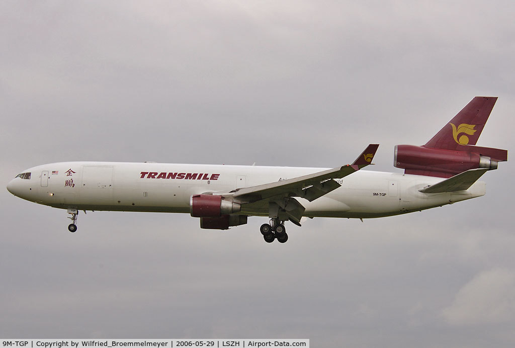 9M-TGP, 1991 McDonnell Douglas MD-11F C/N 48444, Transmile