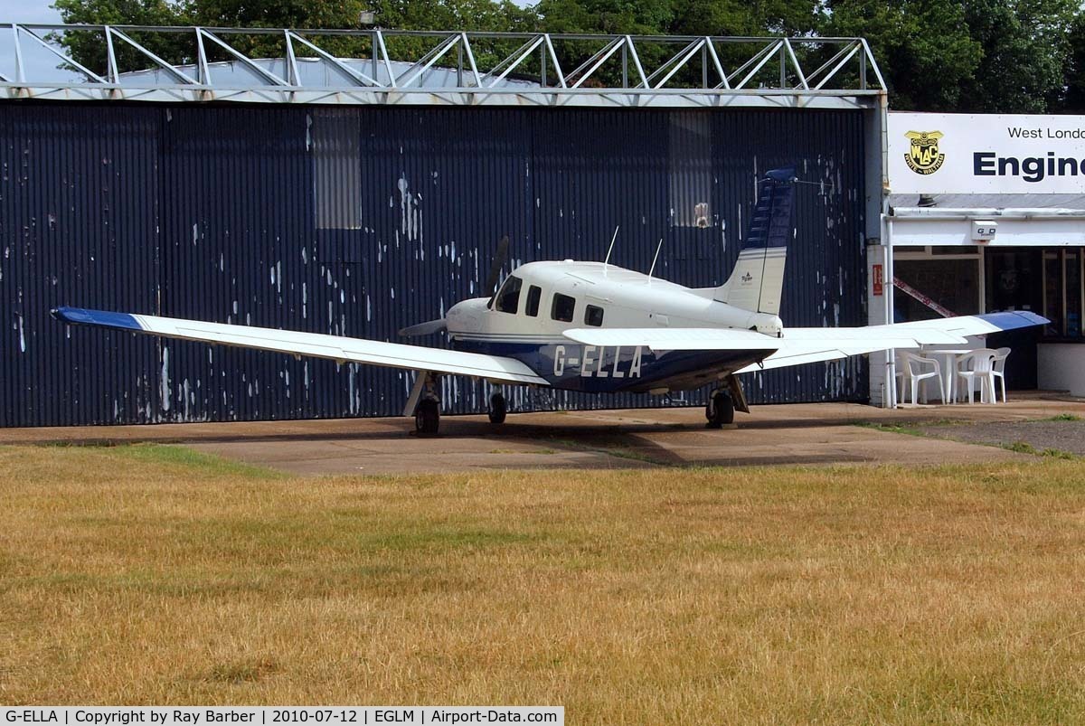 G-ELLA, 1996 Piper PA-32R-301 Saratoga SP C/N 32-46050, Piper PA-32R-301 Saratoga II HP [3248050] White Waltham~G 12/07/2010