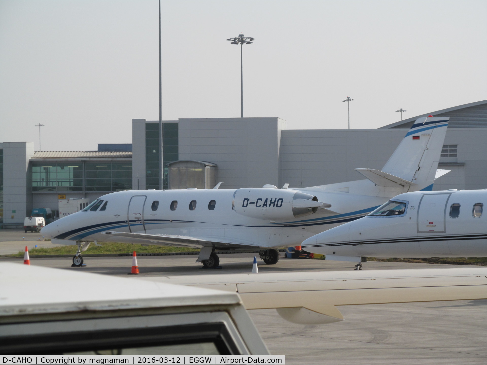 D-CAHO, 2014 Cessna 560 Citation Excel XLS+ C/N 560-6165, at luton