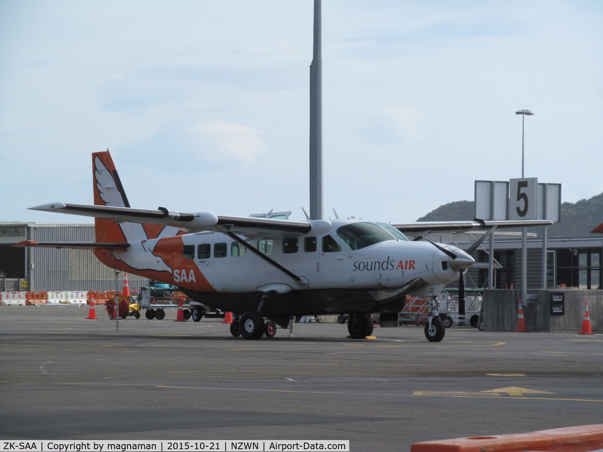 ZK-SAA, Cessna 208B Grand Caravan C/N 208B0862, at local base