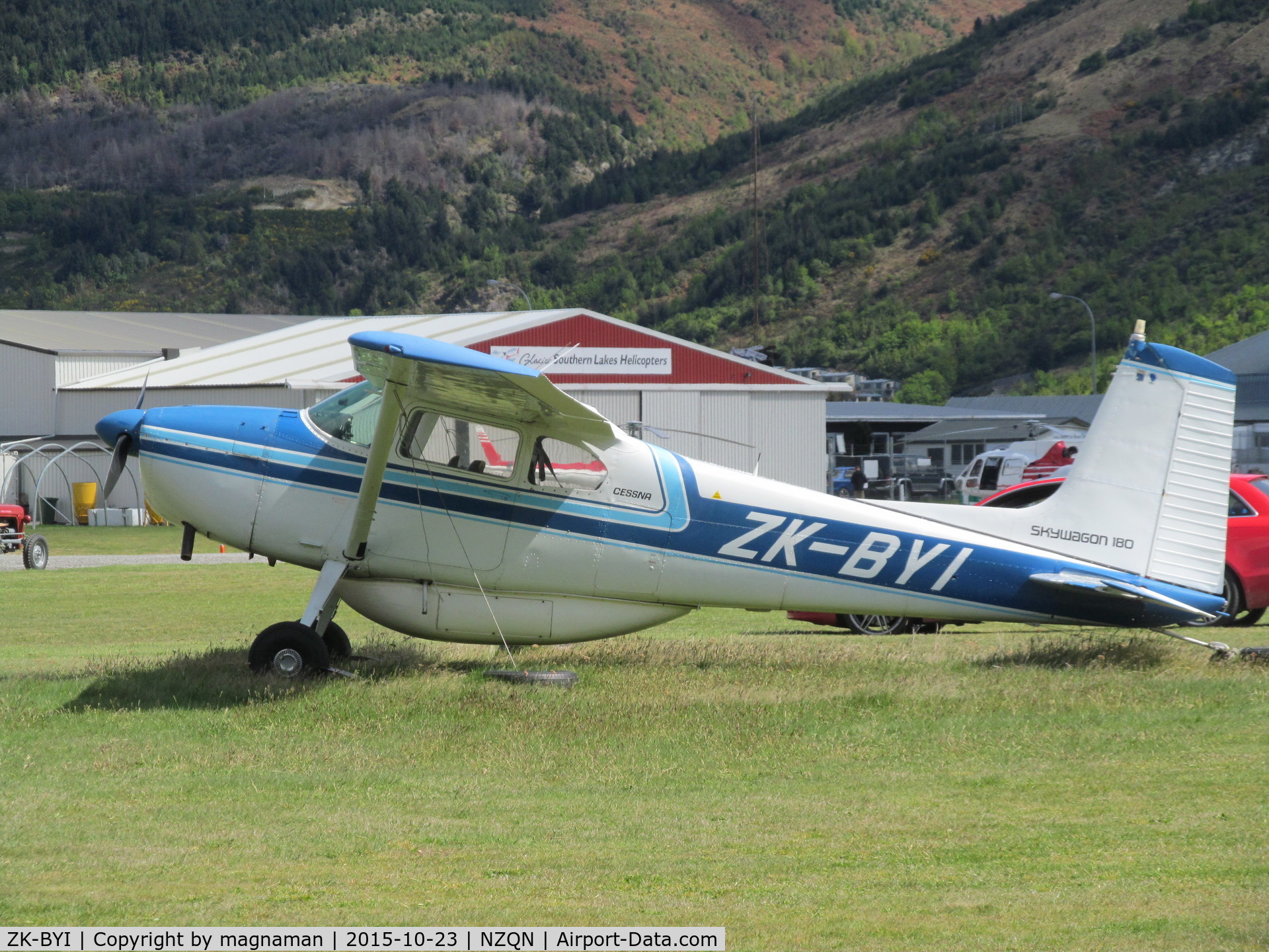 ZK-BYI, Cessna 180C C/N 50909, at queenstown