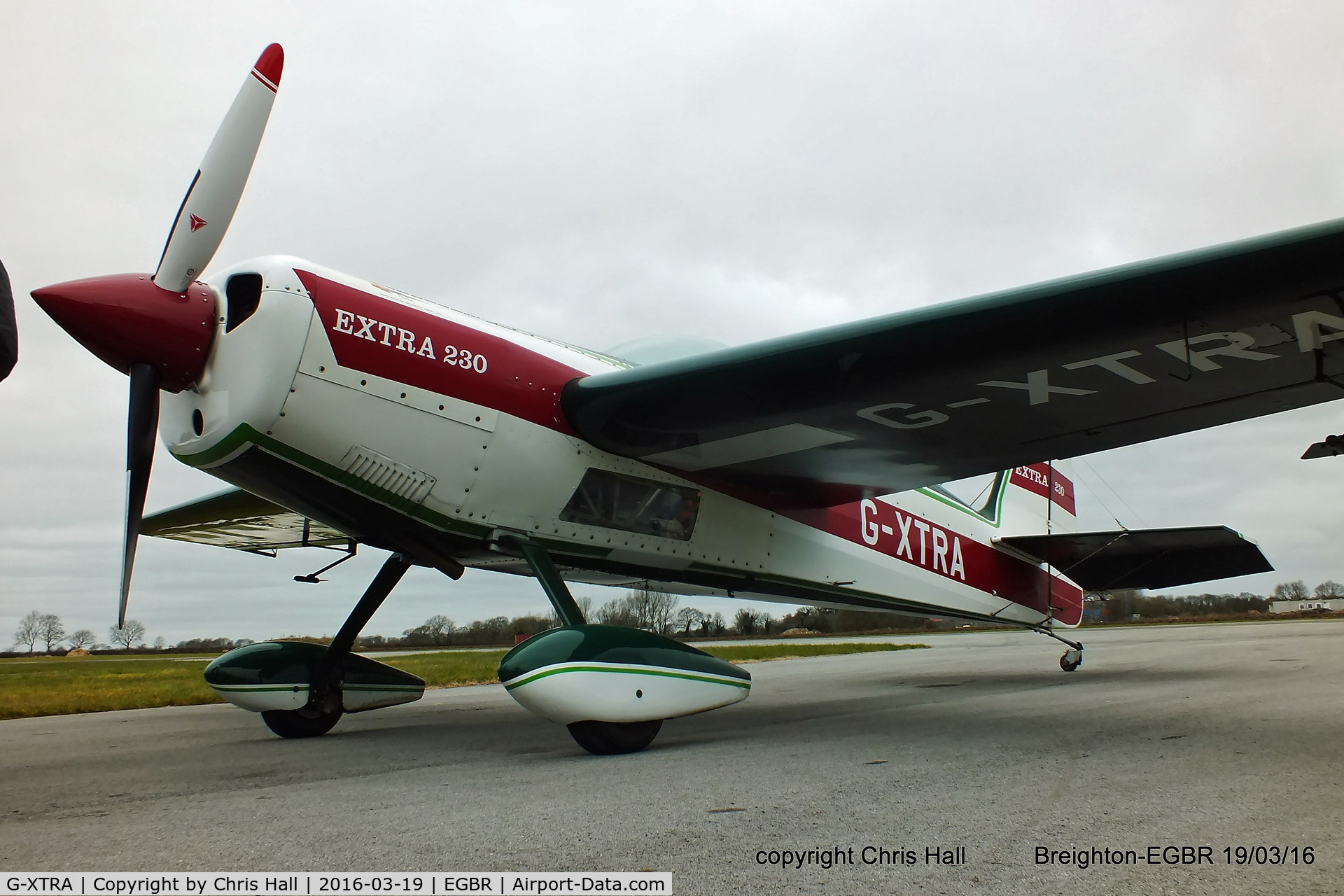 G-XTRA, 1987 Extra EA-230 C/N 12A, at Breighton airfield