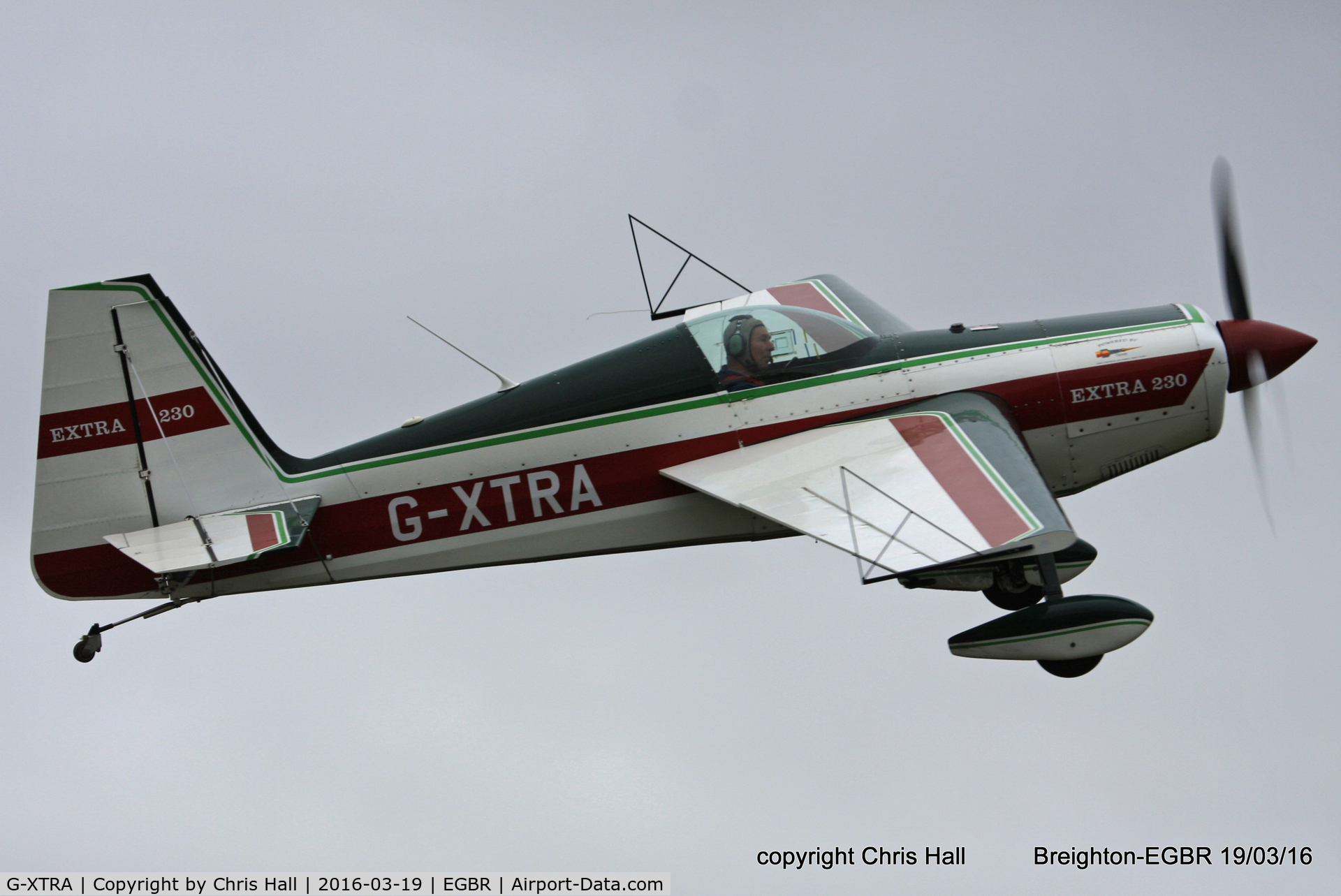 G-XTRA, 1987 Extra EA-230 C/N 12A, at Breighton airfield