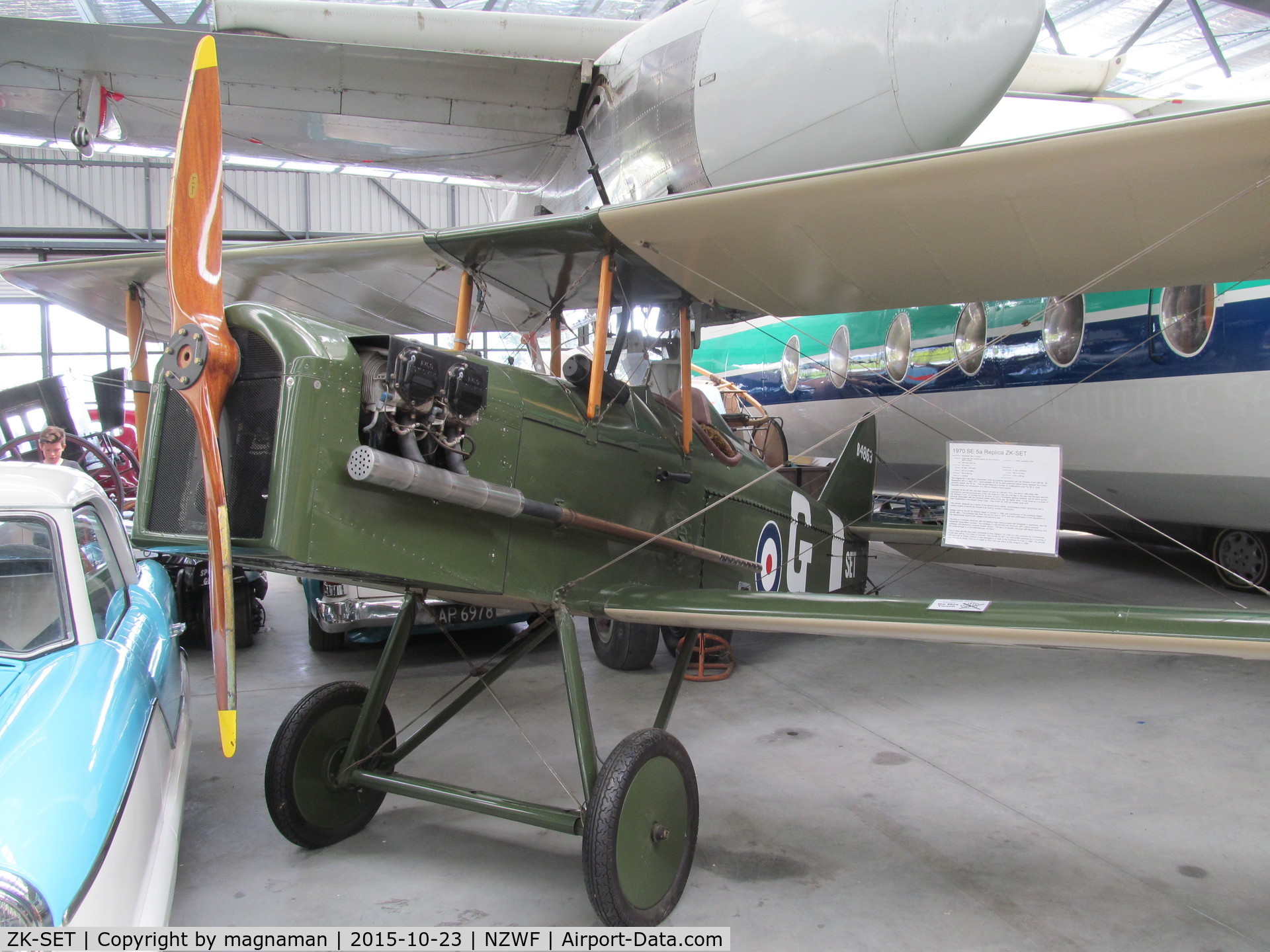 ZK-SET, Sopwith SE-5A Replica C/N AACA/266, At T&T museum