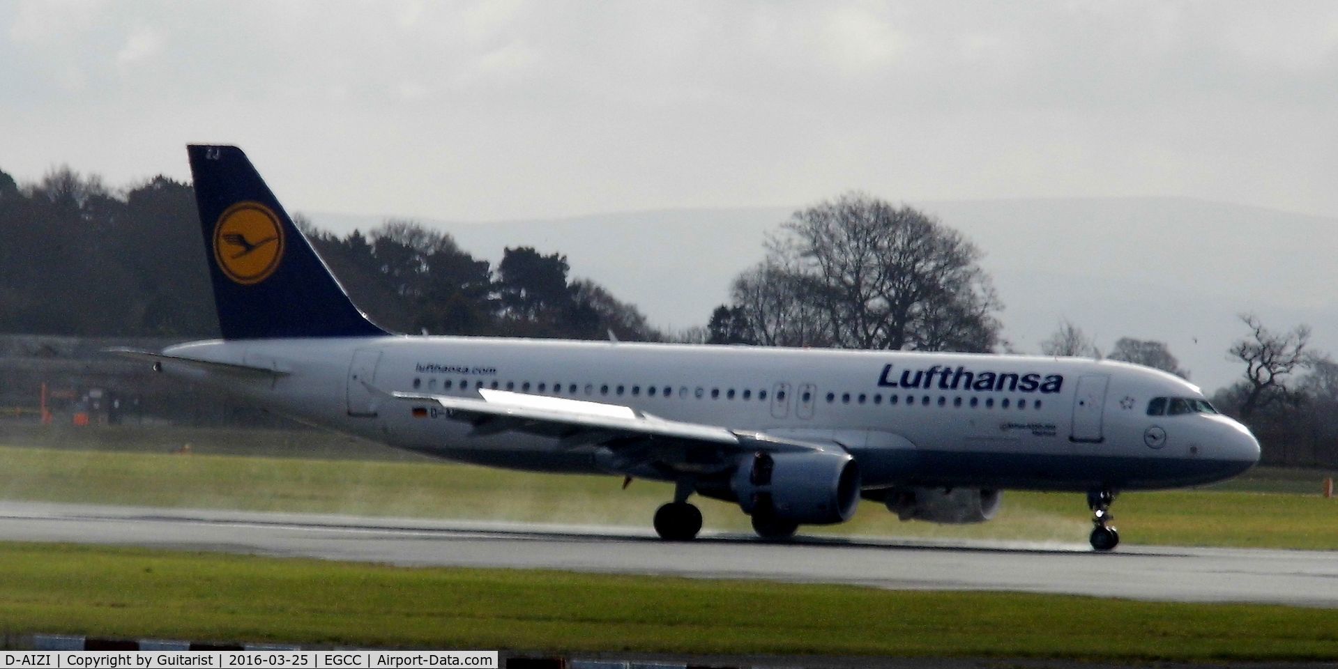 D-AIZI, 2010 Airbus A320-214 C/N 4398, At Manchester