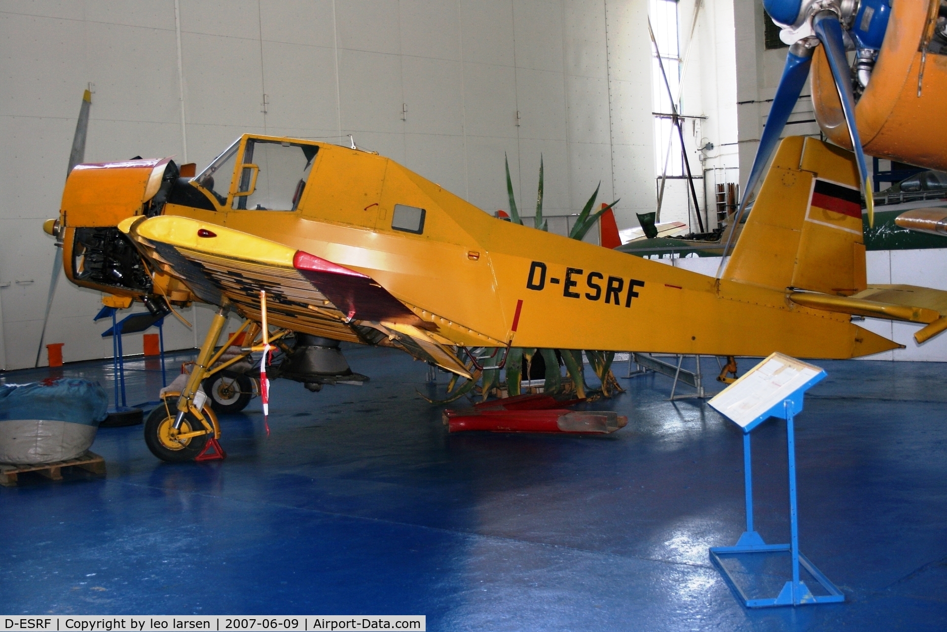 D-ESRF, 1972 Zlin Z-37A Cmelak C/N 16-03, Merseburg Museum 9.6.07